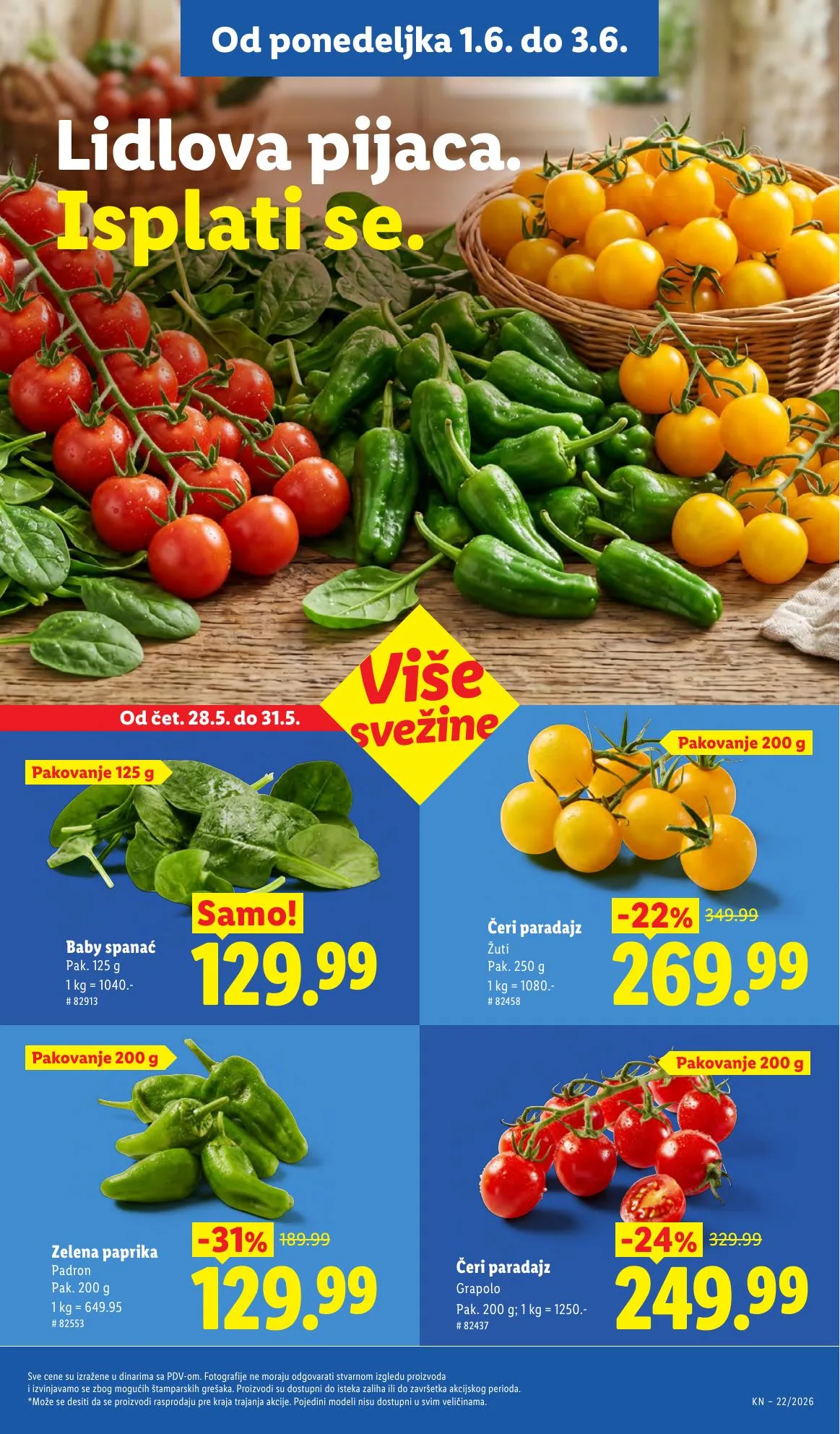Lidl akciós újság Szerbia 05.28–06.03 – 15. oldal