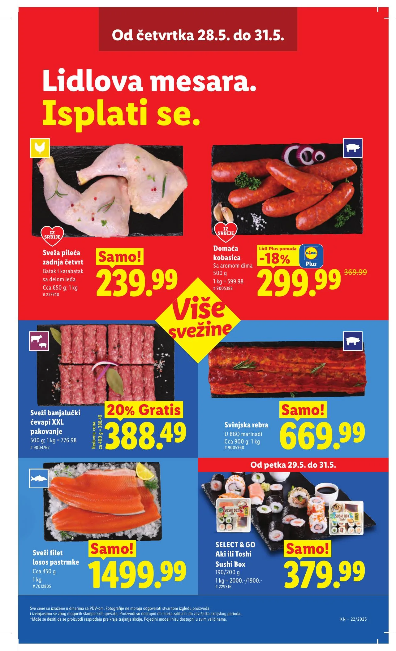 Lidl akciós újság Szerbia 05.28–06.03 – 17. oldal