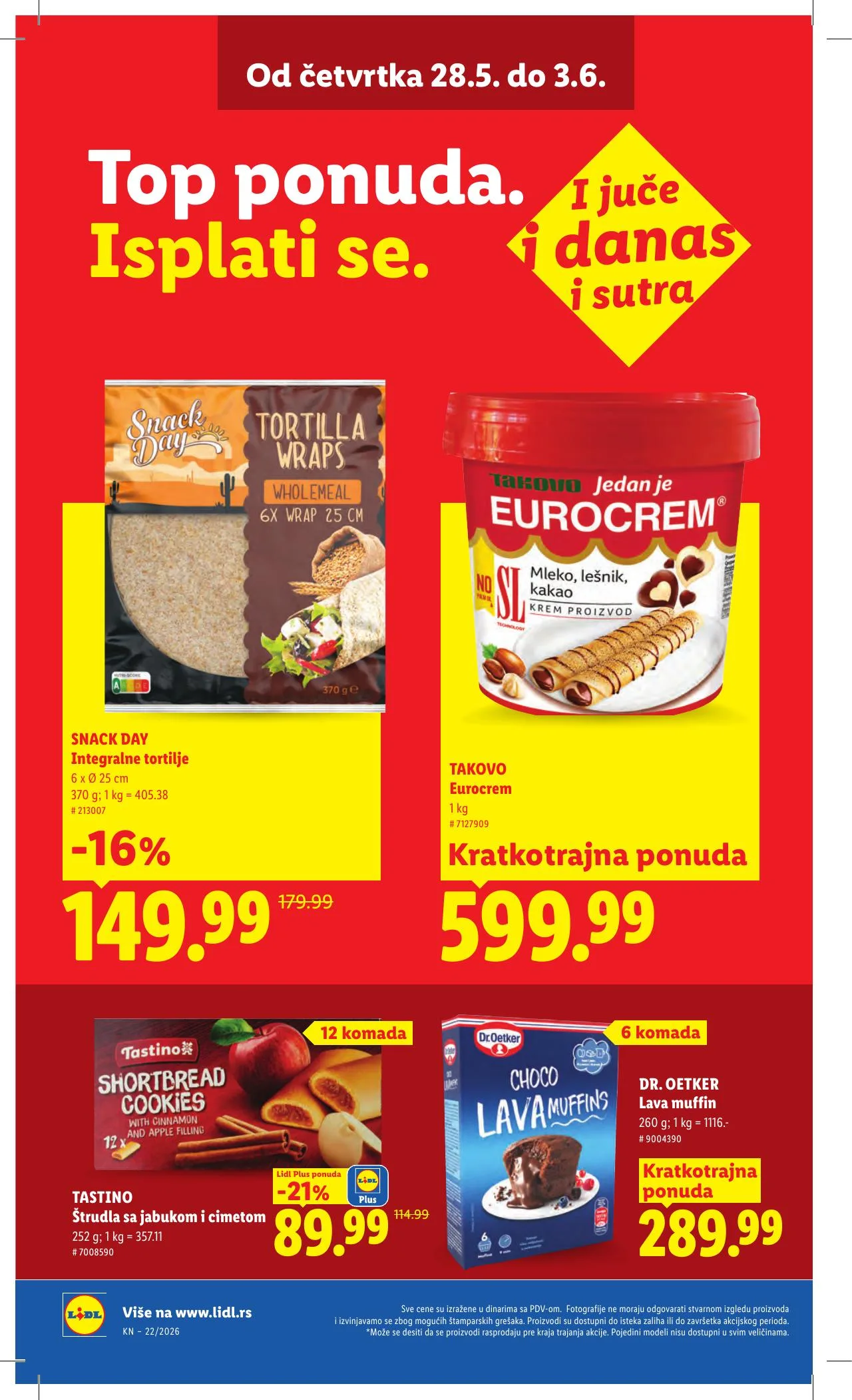 Lidl akciós újság Szerbia 05.28–06.03 – 28. oldal