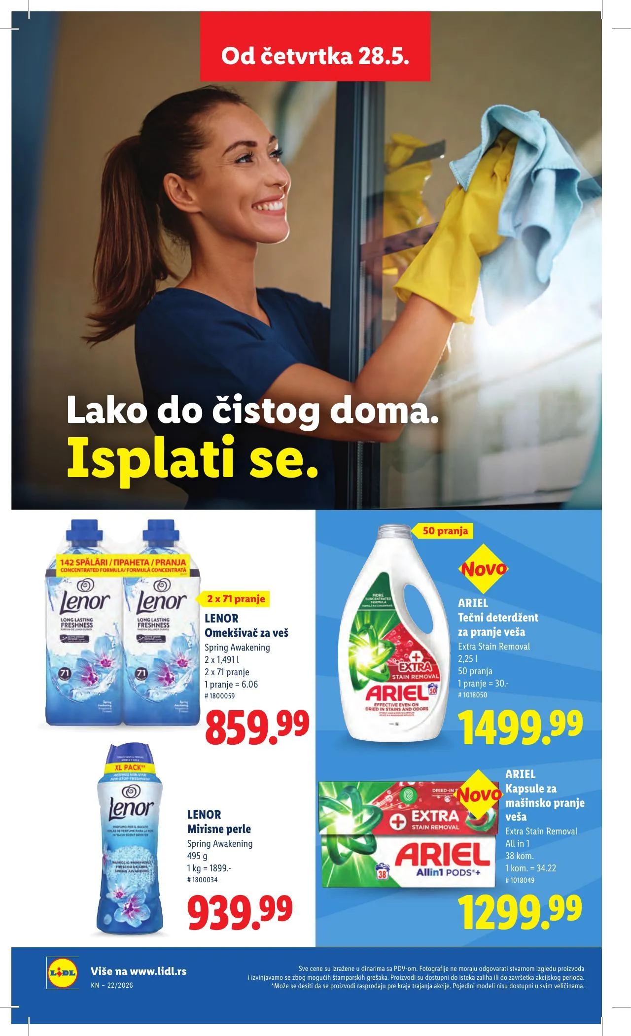Lidl akciós újság Szerbia 05.28–06.03 – 34. oldal
