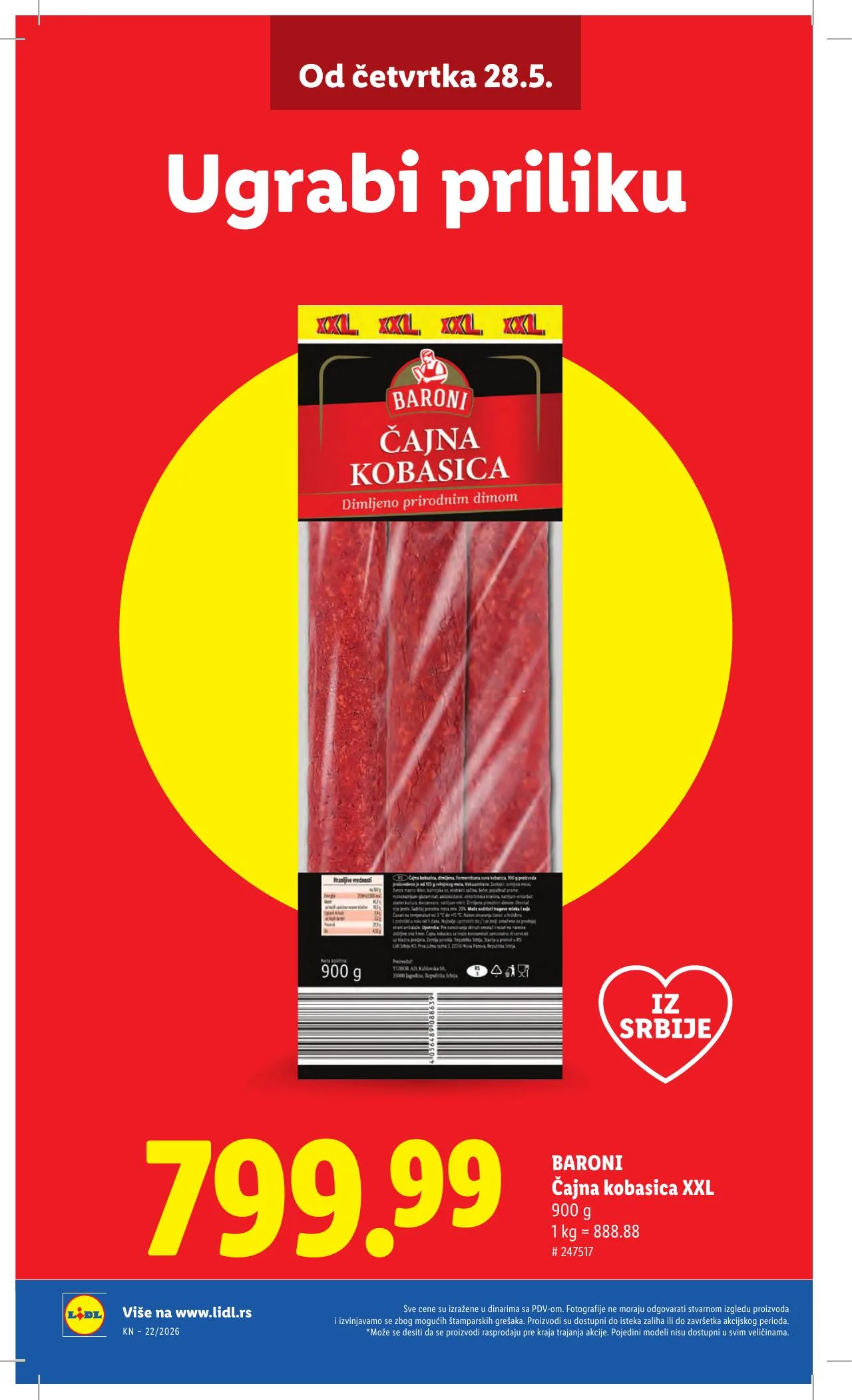Lidl akciós újság Szerbia 05.28–06.03 – 4. oldal