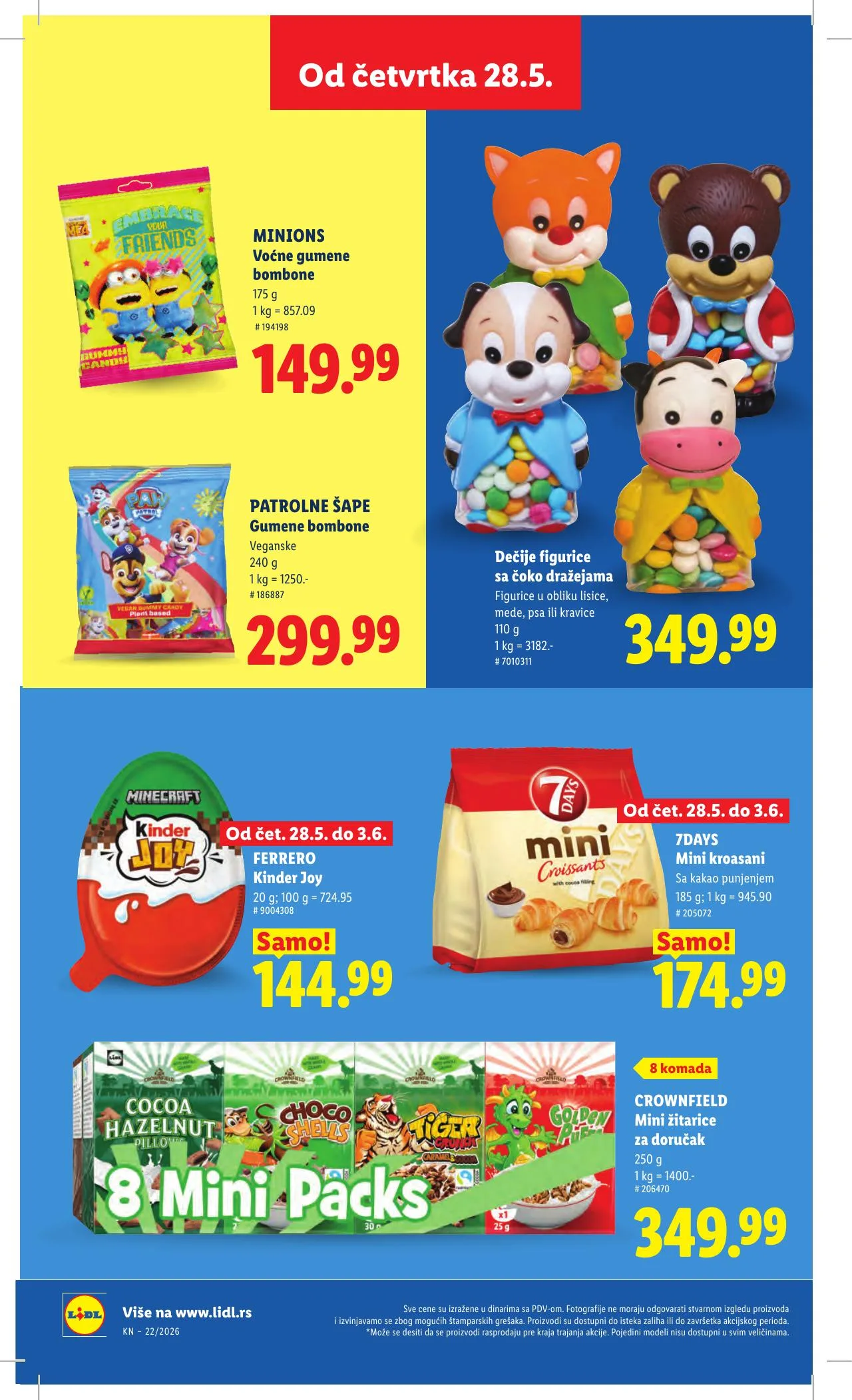 Lidl akciós újság Szerbia 05.28–06.03 – 62. oldal