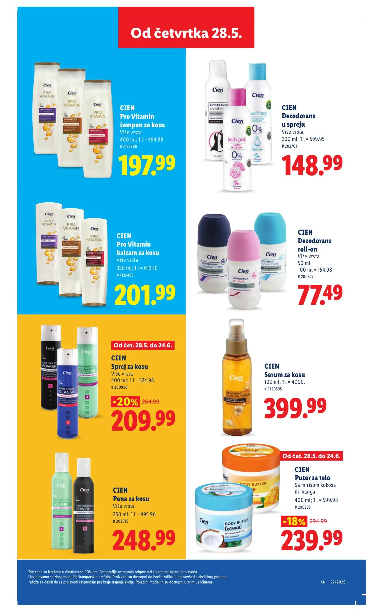 Lidl akciós újság Szerbia 05.28–06.03 – 65. oldal