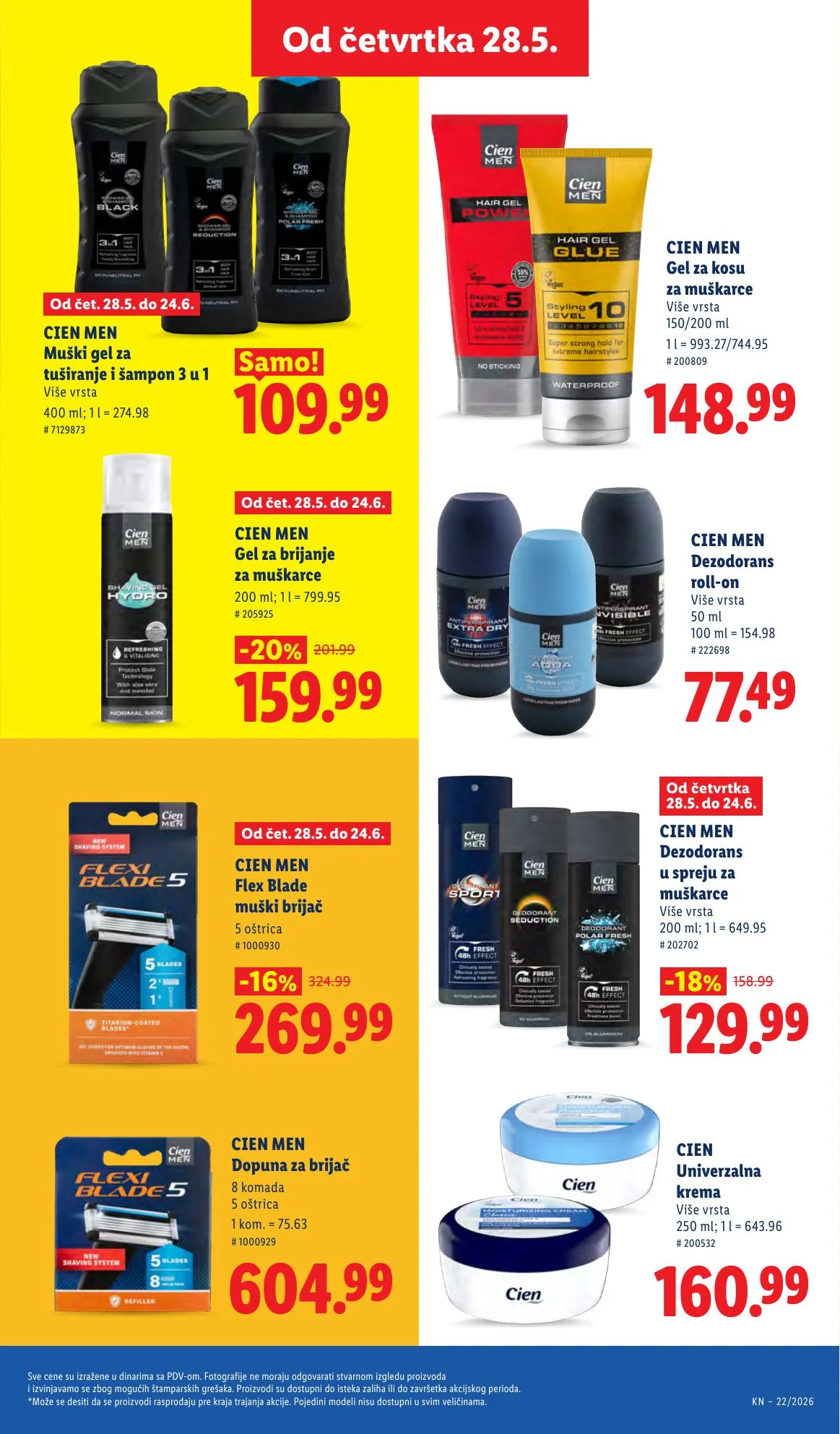 Lidl akciós újság Szerbia 05.28–06.03 – 67. oldal