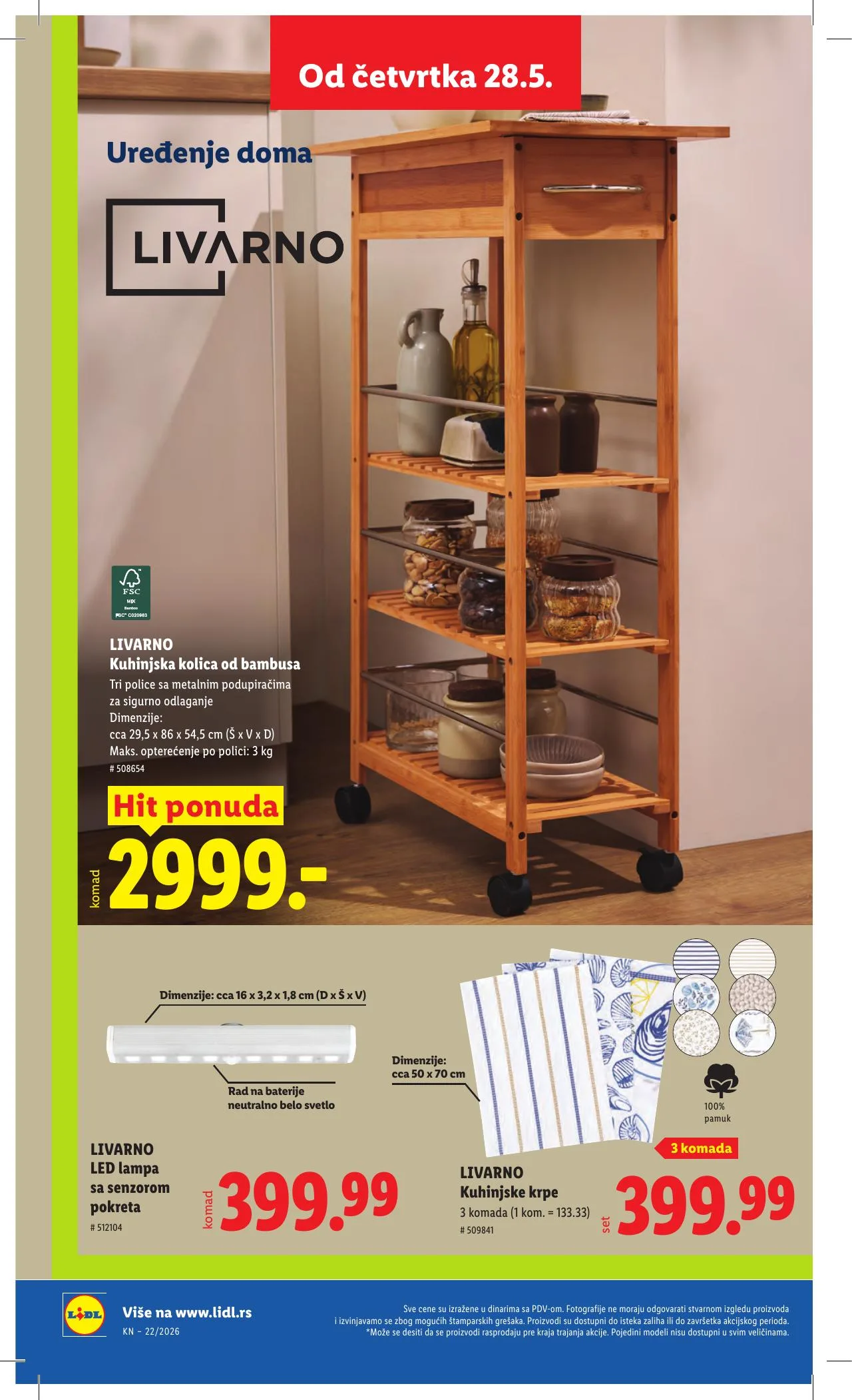 Lidl akciós újság Szerbia 05.28–06.03 – 84. oldal