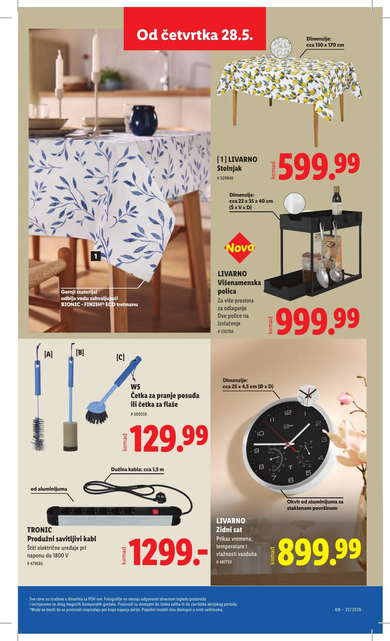 Lidl akciós újság Szerbia 05.28–06.03 – 85. oldal