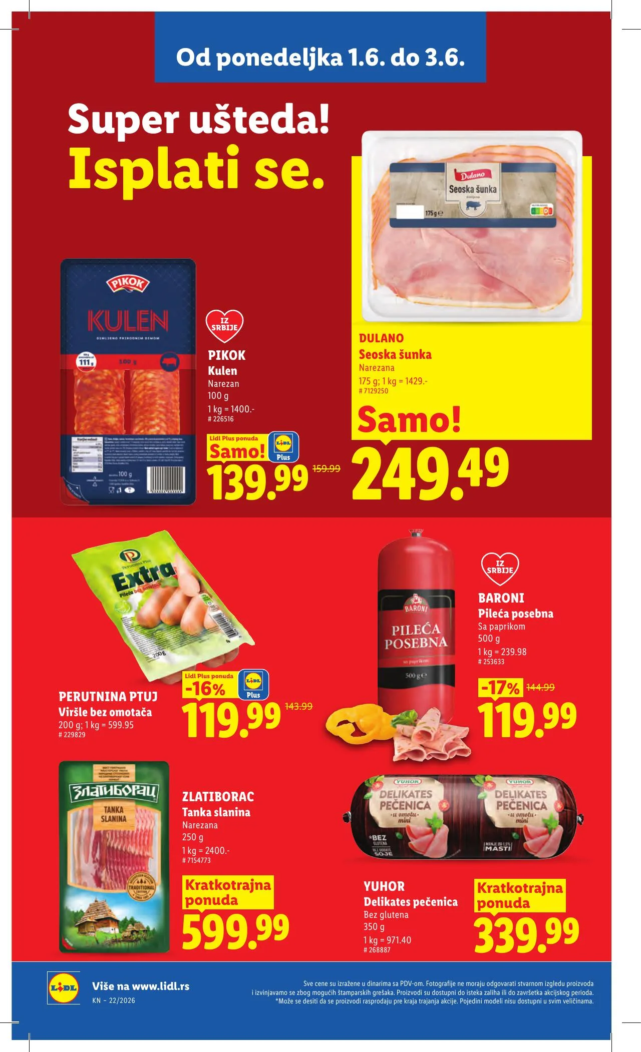 Lidl akciós újság Szerbia 05.28–06.03 – 98. oldal