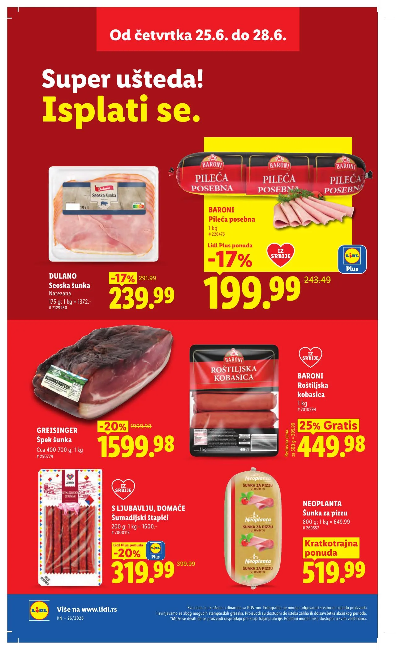 Lidl akciós újság Szerbia 06.25–07.01 – 22. oldal