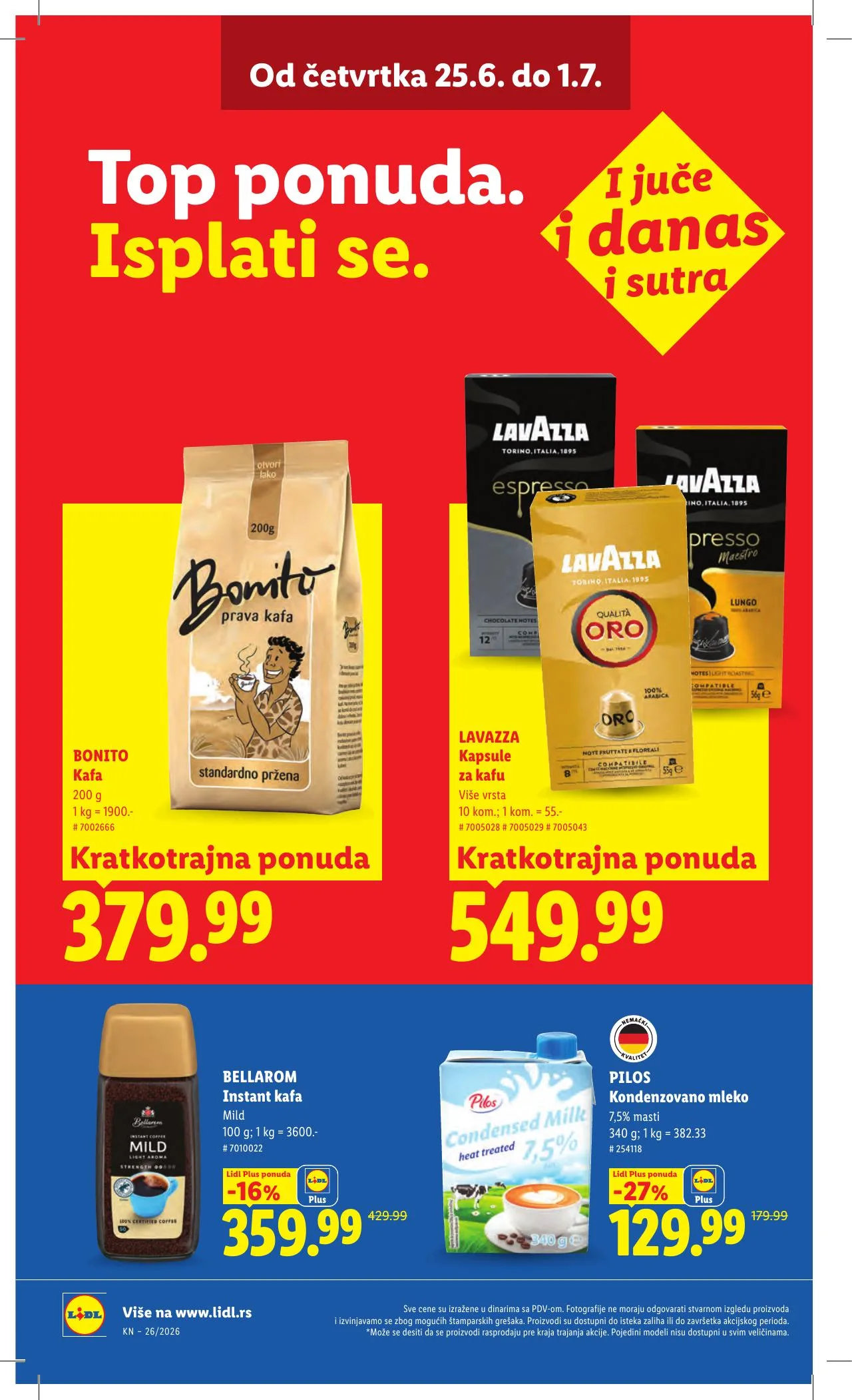 Lidl akciós újság Szerbia 06.25–07.01 – 26. oldal