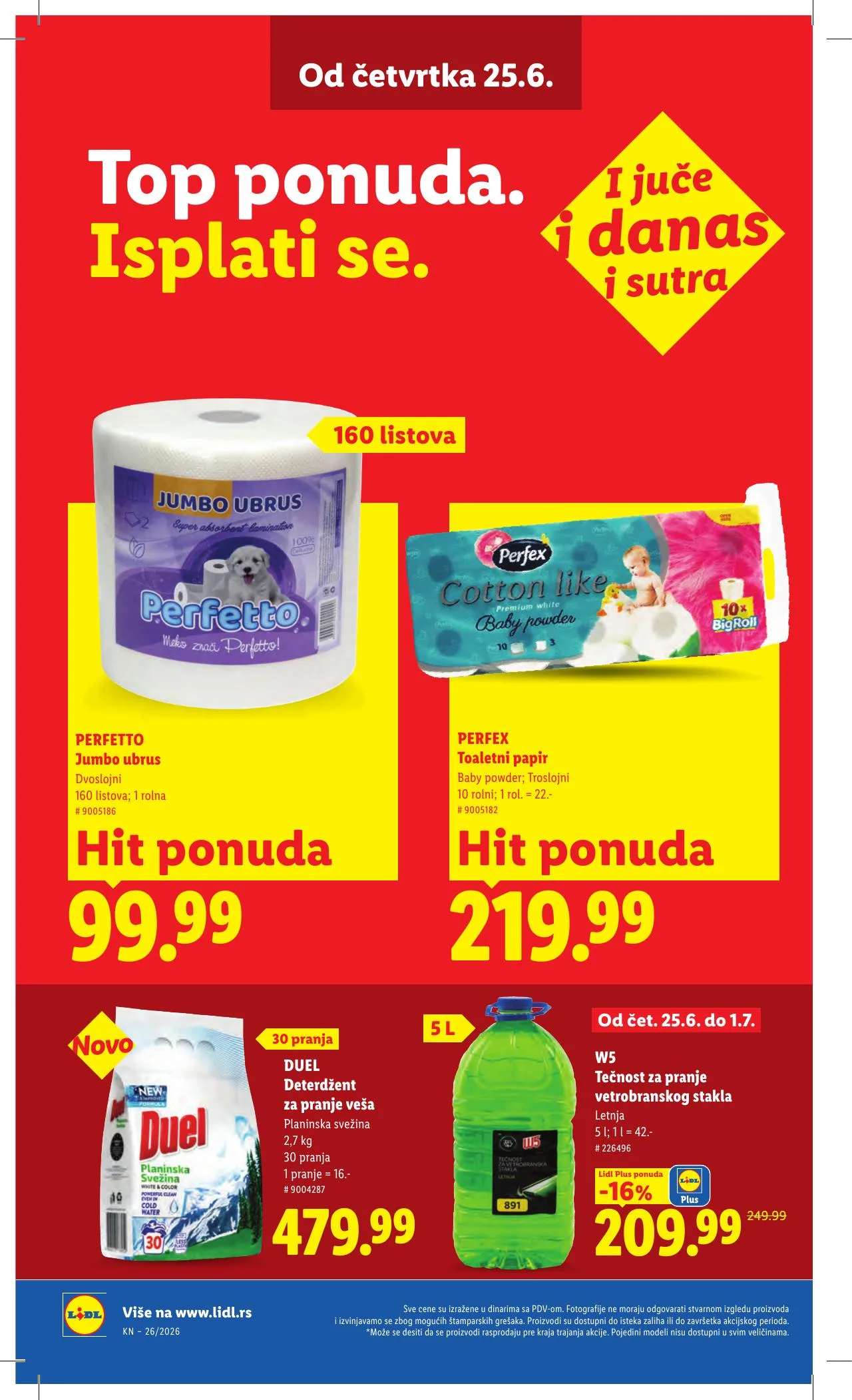 Lidl akciós újság Szerbia 06.25–07.01 – 30. oldal