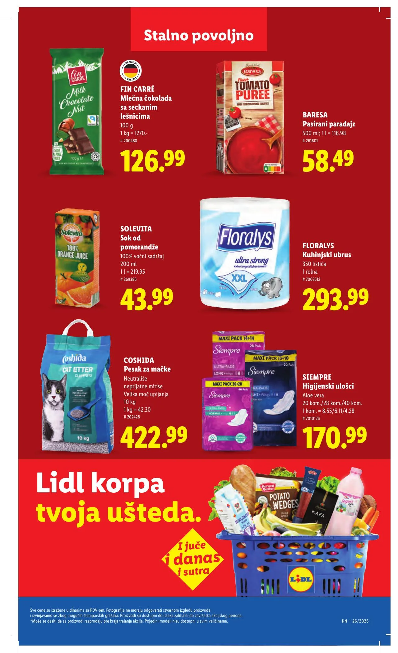 Lidl akciós újság Szerbia 06.25–07.01 – 49. oldal