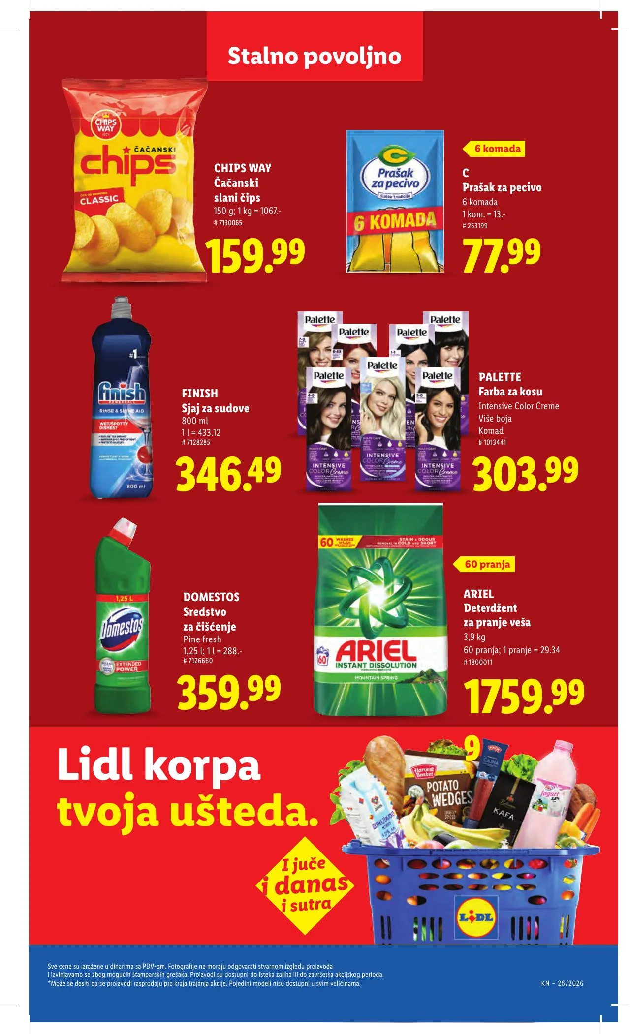 Lidl akciós újság Szerbia 06.25–07.01 – 51. oldal