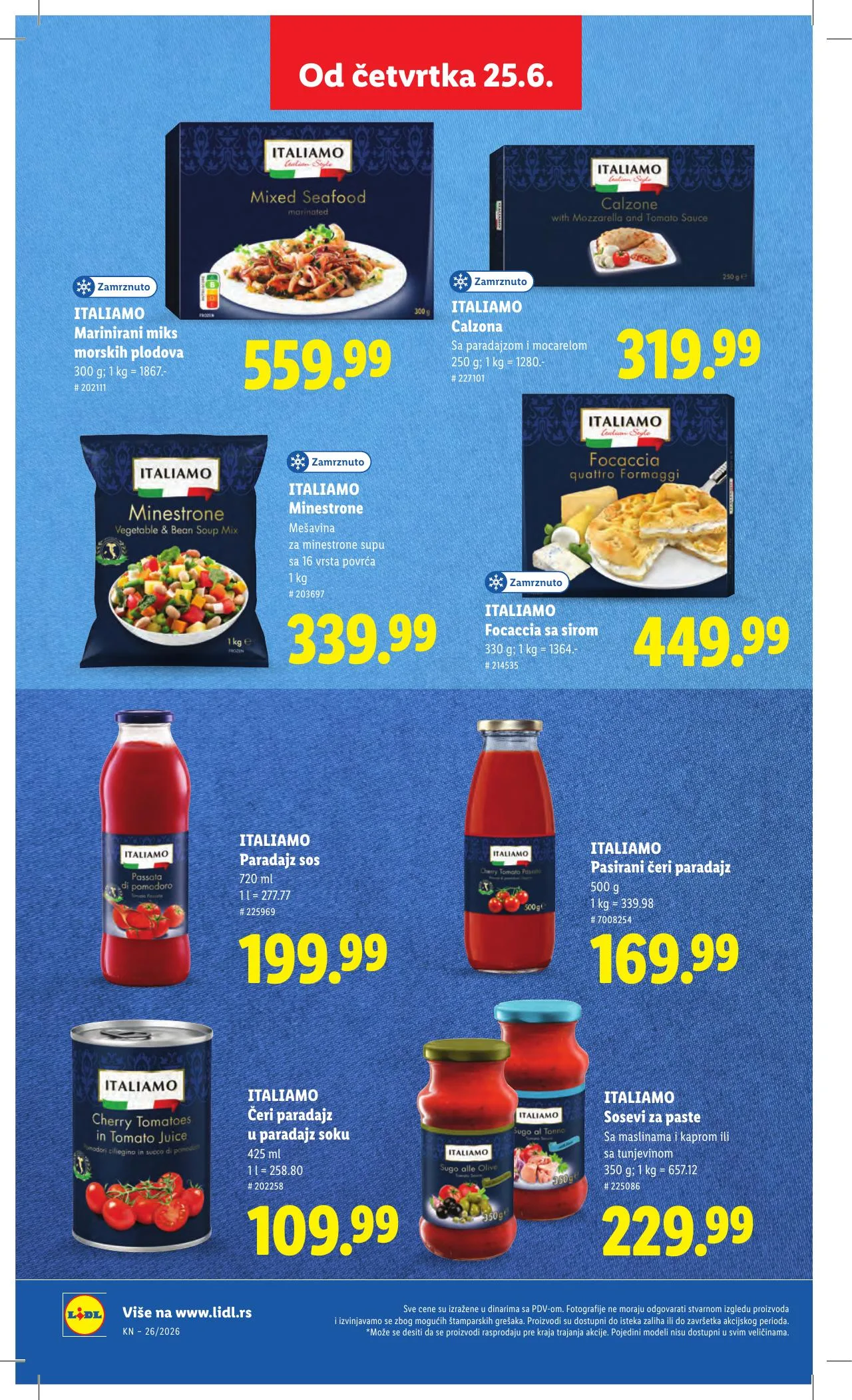 Lidl akciós újság Szerbia 06.25–07.01 – 60. oldal