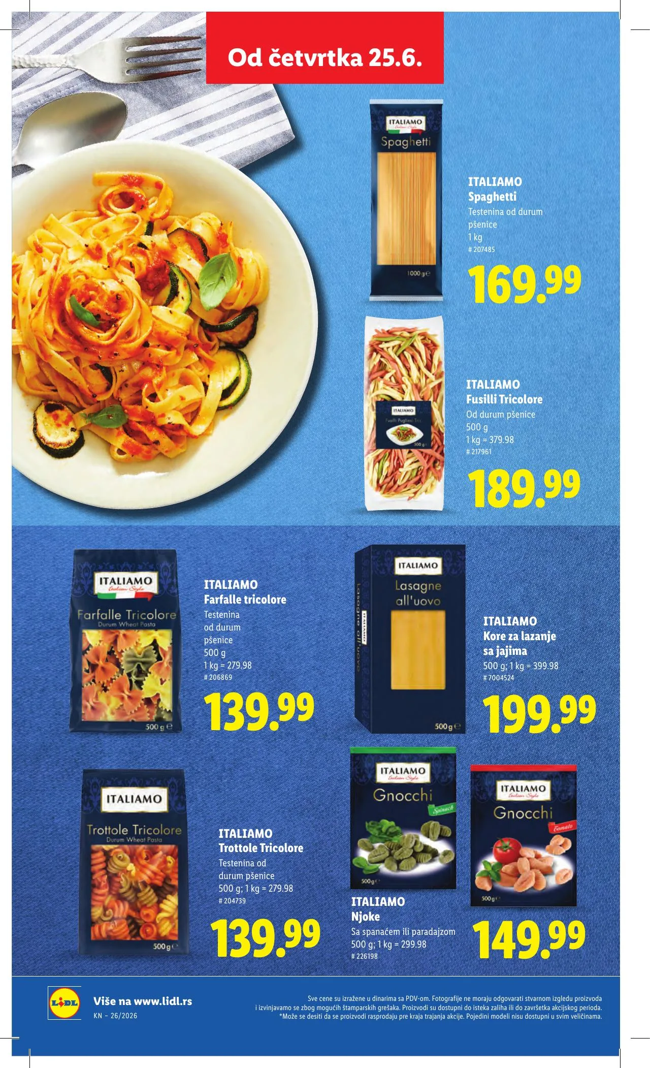 Lidl akciós újság Szerbia 06.25–07.01 – 62. oldal