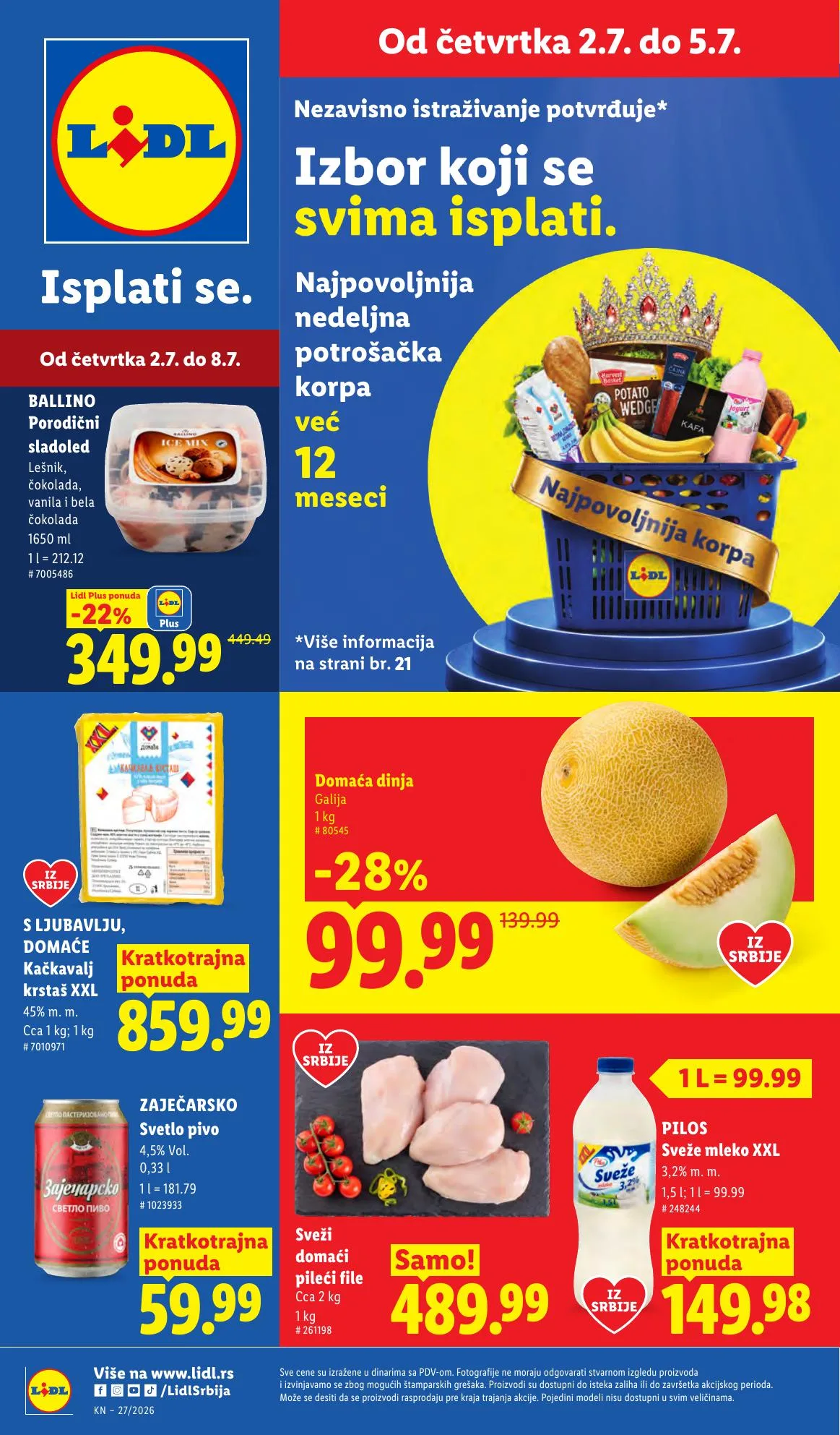 Lidl akciós újság Szerbia 07.02–07.08