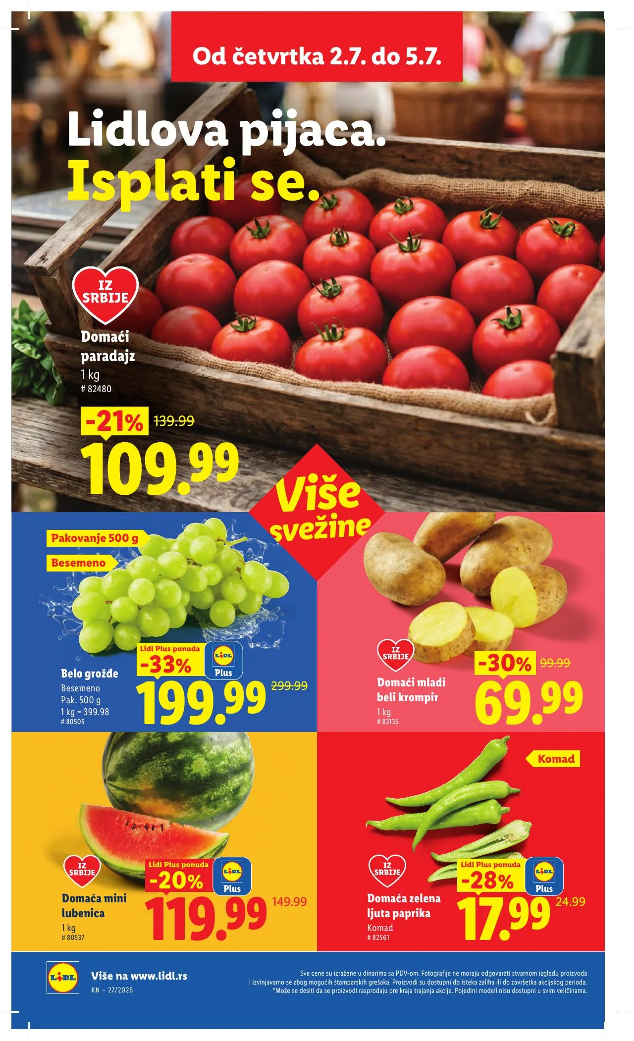 Lidl akciós újság Szerbia 07.02–07.08 – 16. oldal