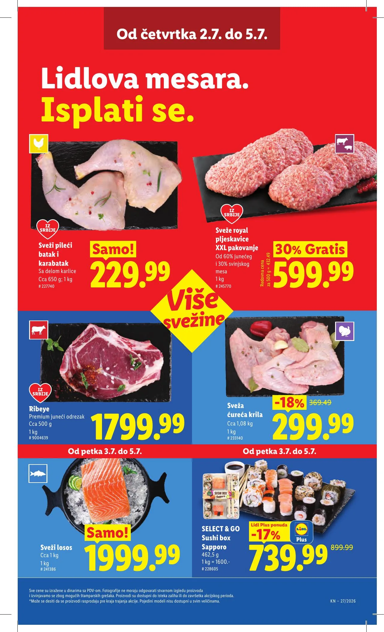 Lidl akciós újság Szerbia 07.02–07.08 – 17. oldal