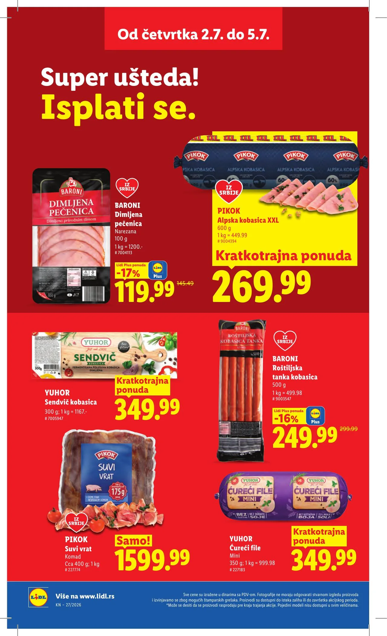 Lidl akciós újság Szerbia 07.02–07.08 – 22. oldal