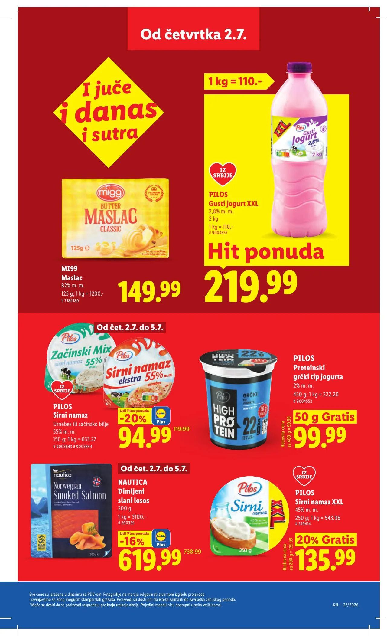 Lidl akciós újság Szerbia 07.02–07.08 – 23. oldal