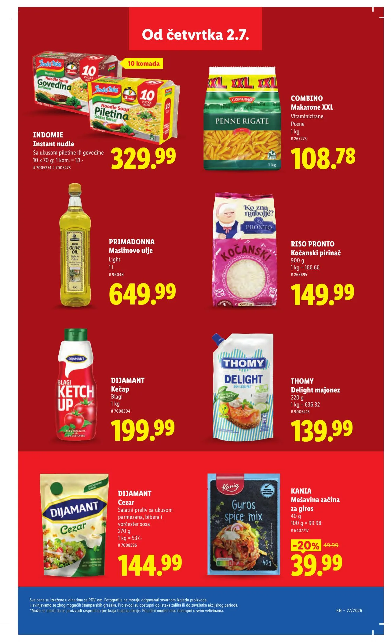 Lidl akciós újság Szerbia 07.02–07.08 – 27. oldal