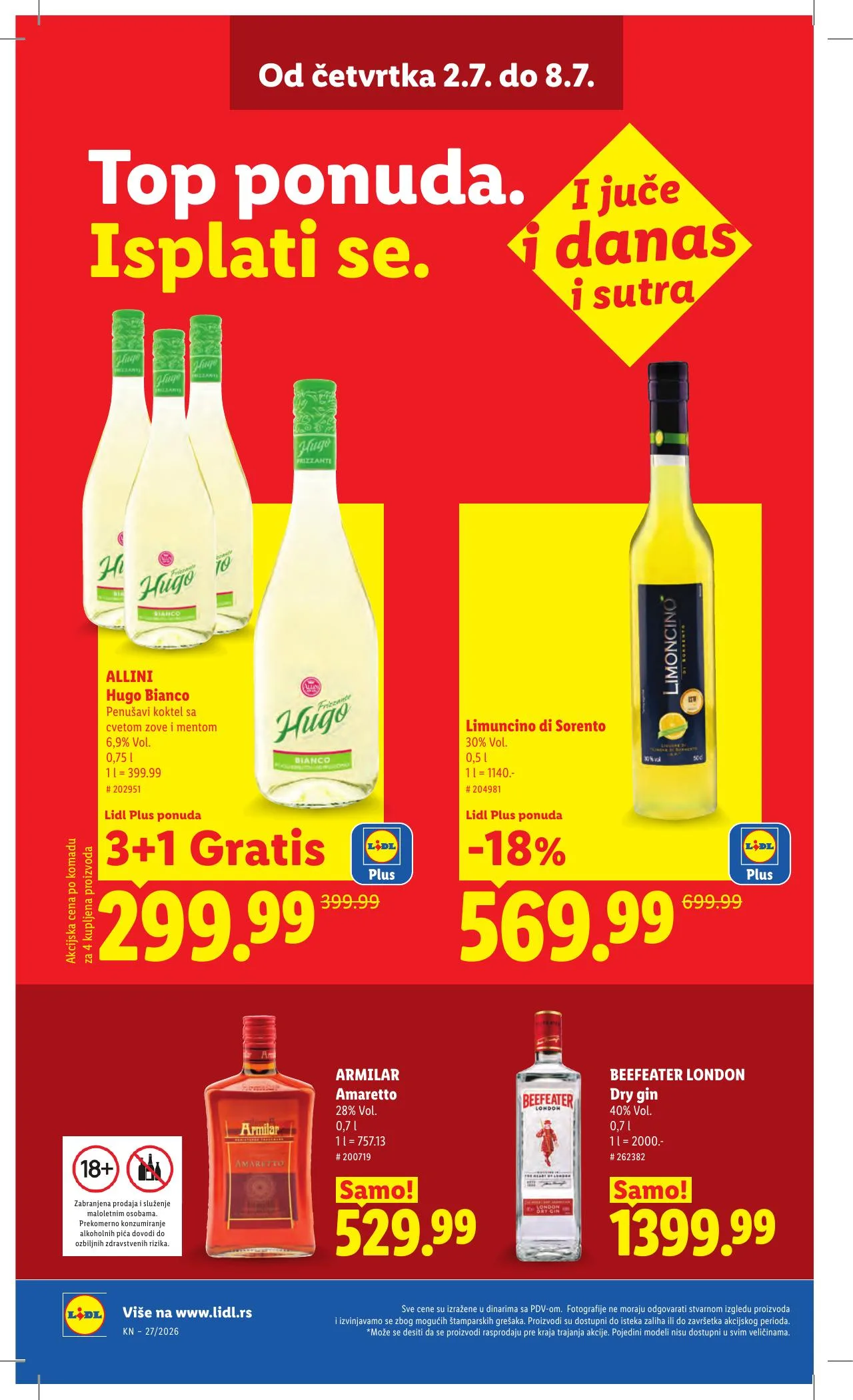Lidl akciós újság Szerbia 07.02–07.08 – 32. oldal