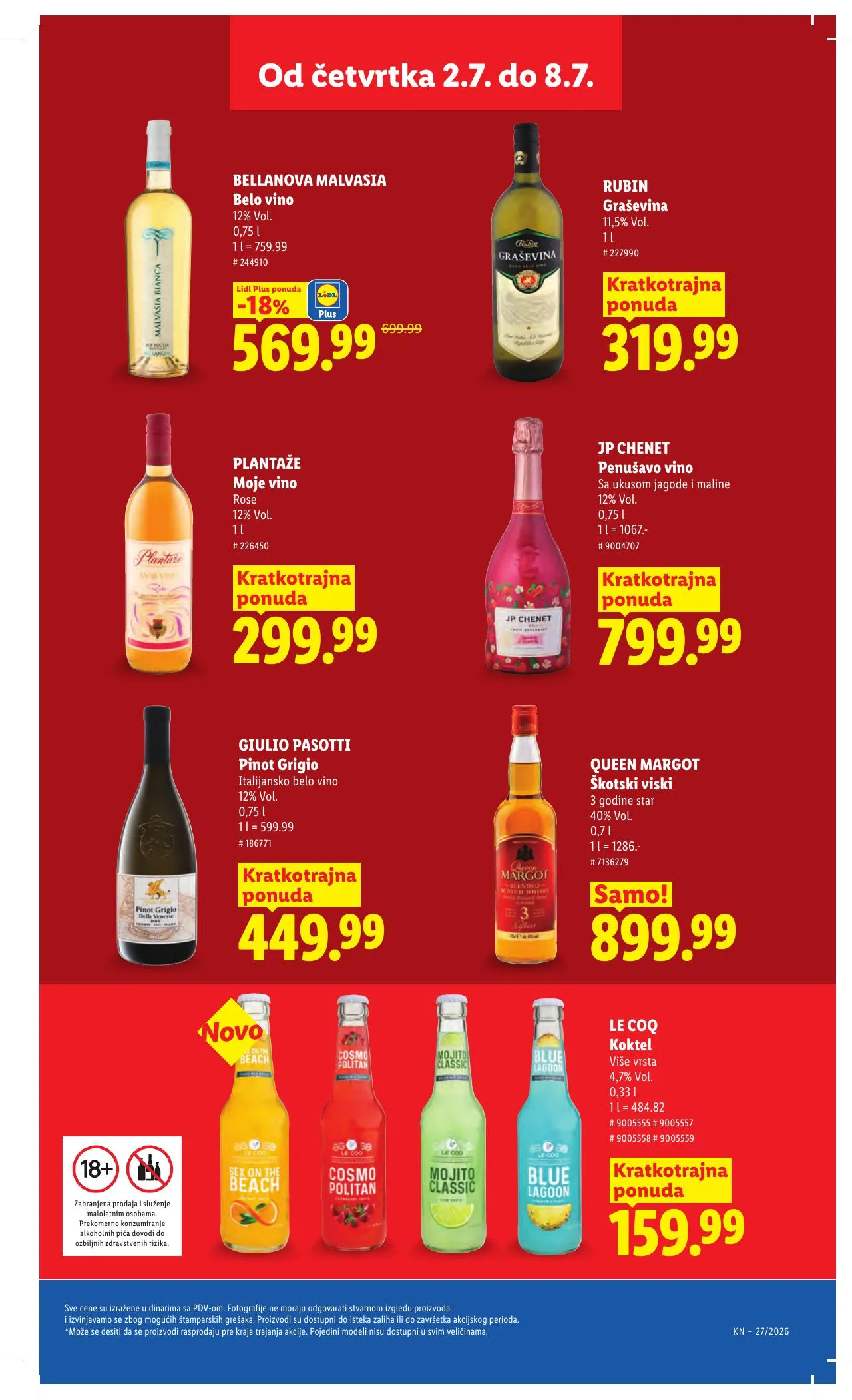 Lidl akciós újság Szerbia 07.02–07.08 – 33. oldal