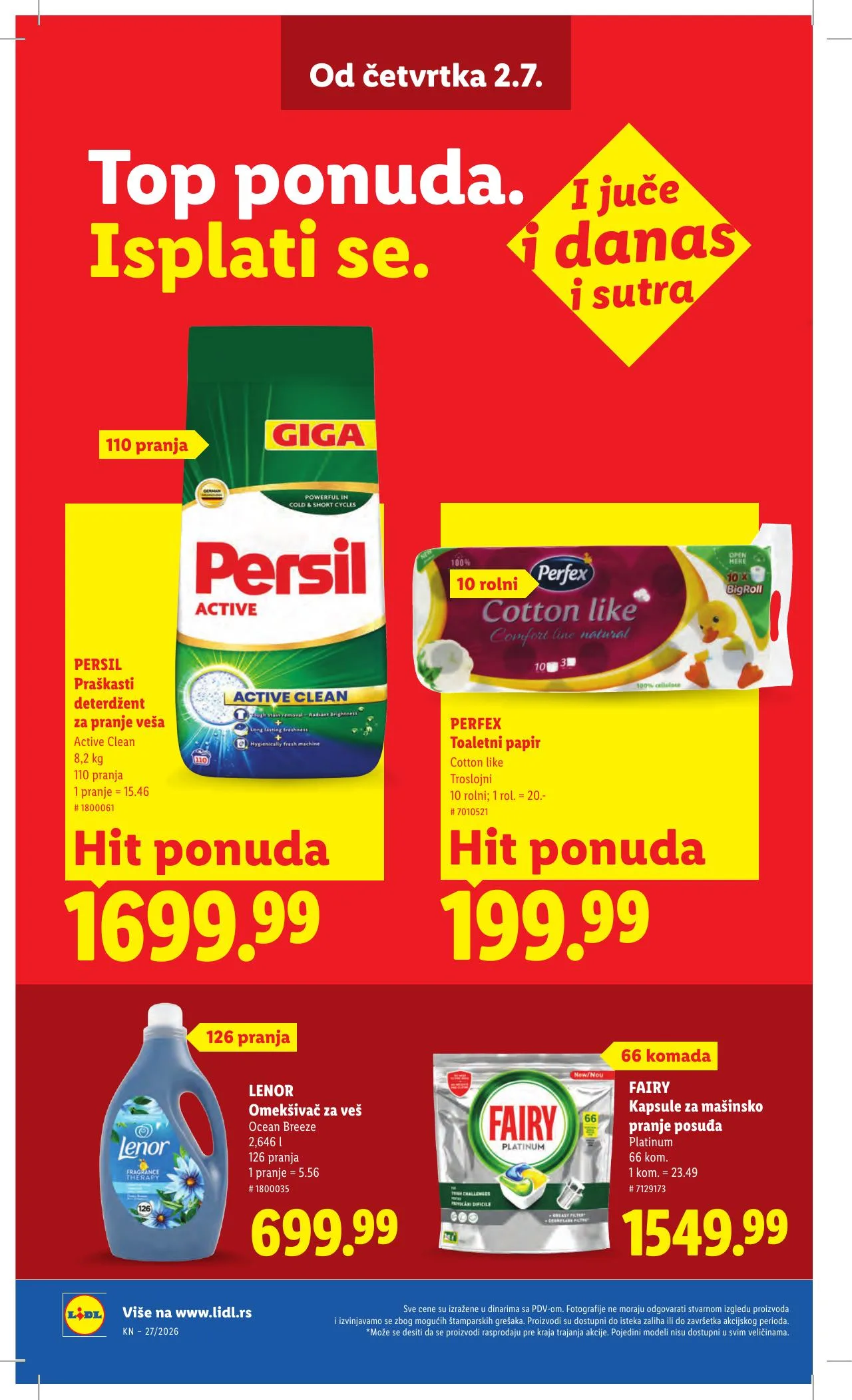Lidl akciós újság Szerbia 07.02–07.08 – 34. oldal