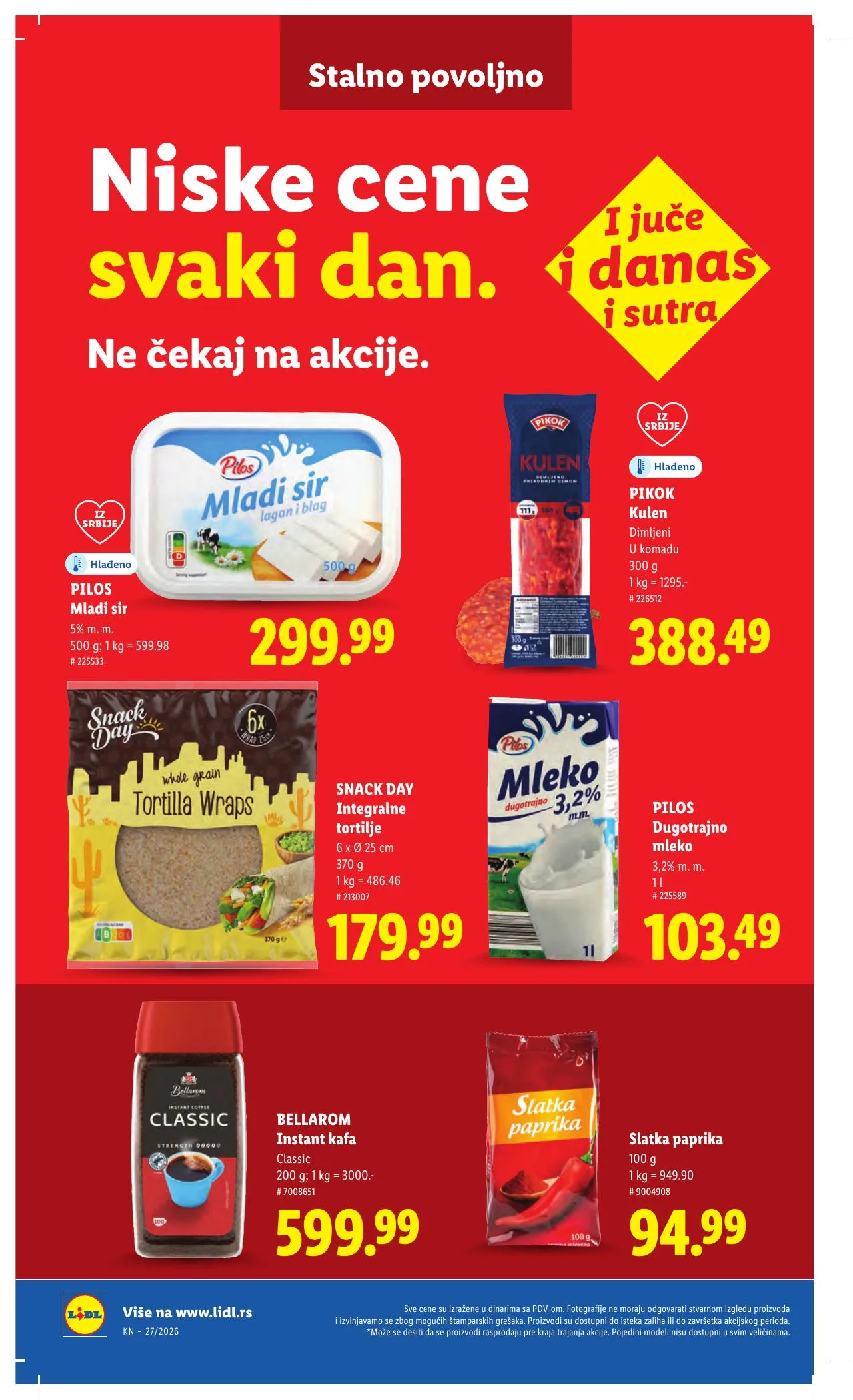 Lidl akciós újság Szerbia 07.02–07.08 – 38. oldal