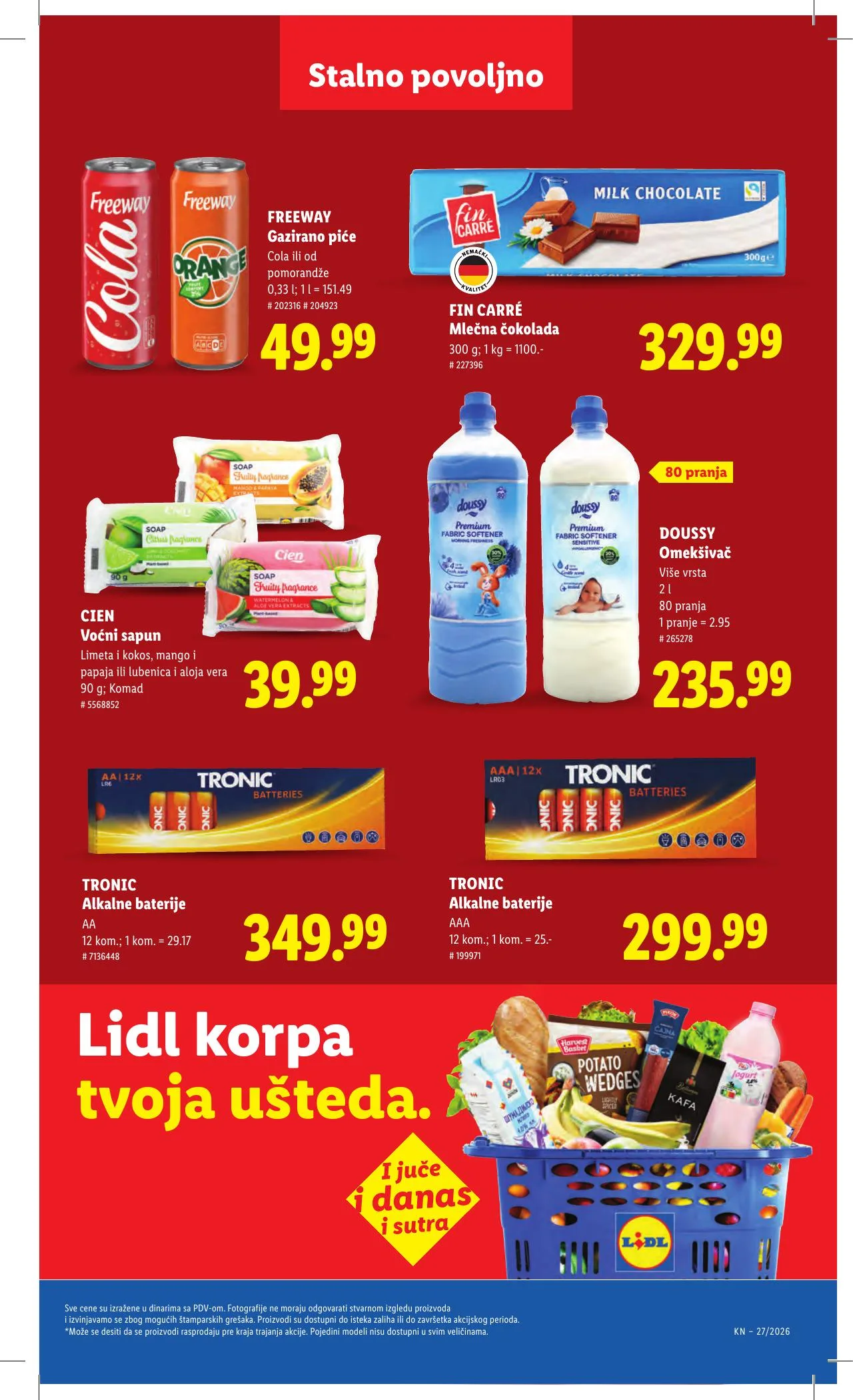 Lidl akciós újság Szerbia 07.02–07.08 – 39. oldal