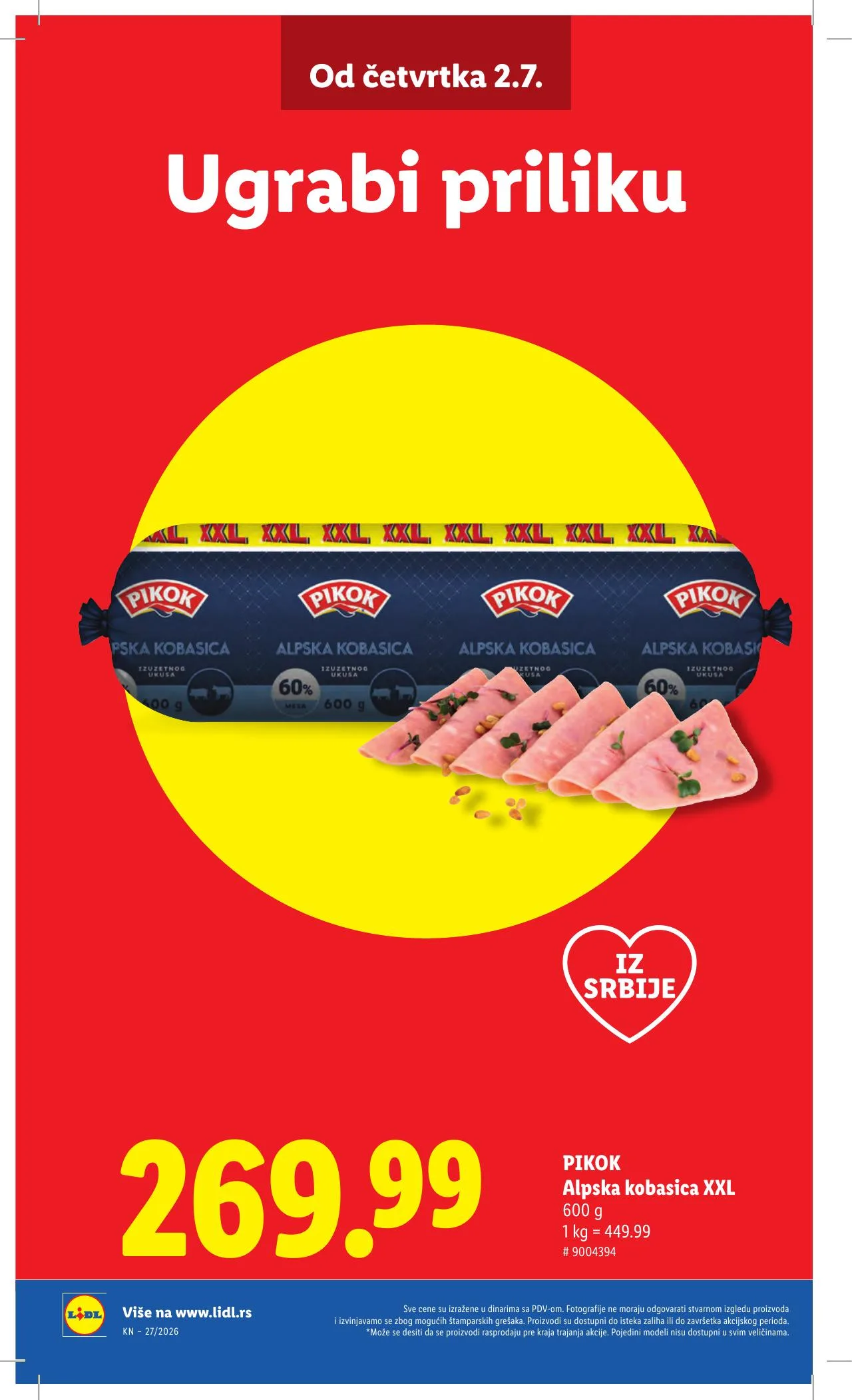 Lidl akciós újság Szerbia 07.02–07.08 – 4. oldal