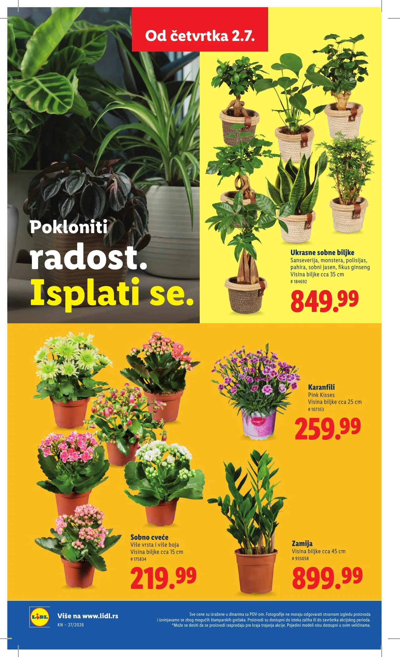 Lidl akciós újság Szerbia 07.02–07.08 – 62. oldal