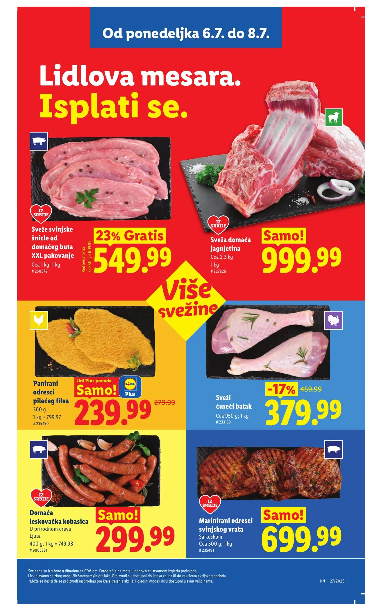 Lidl akciós újság Szerbia 07.02–07.08 – 93. oldal