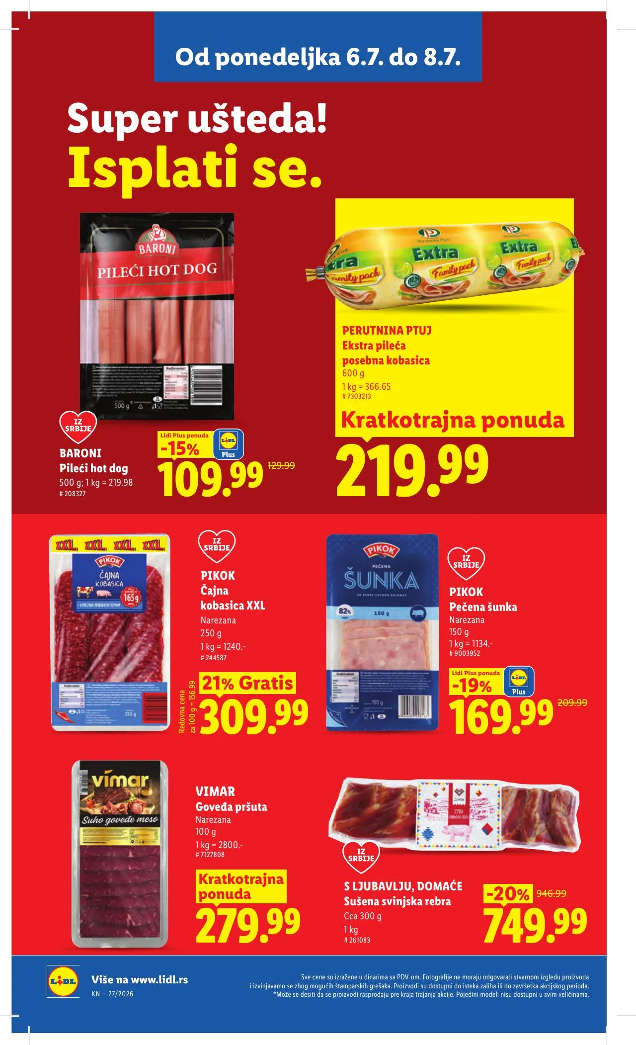 Lidl akciós újság Szerbia 07.02–07.08 – 94. oldal