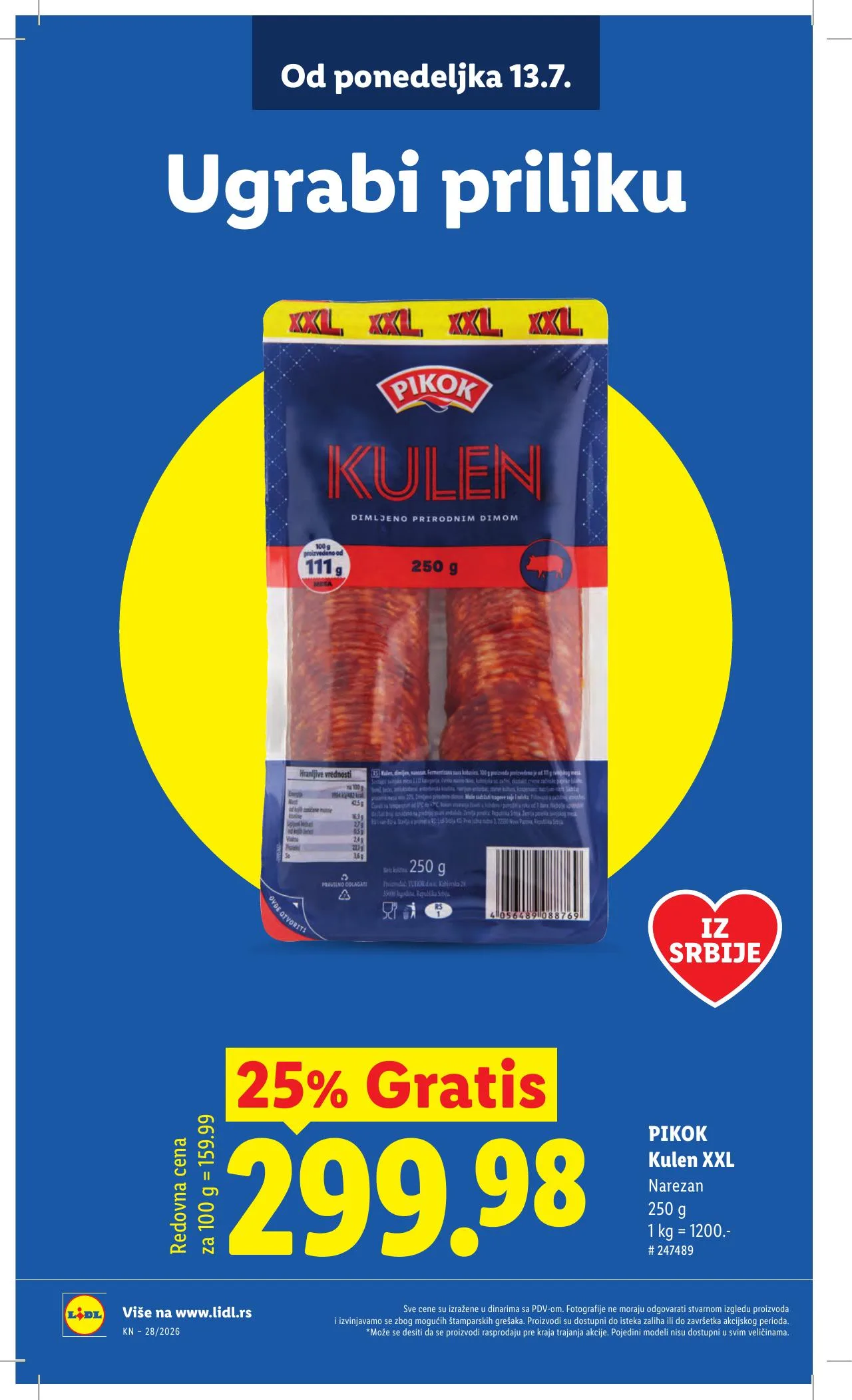 Lidl akciós újság Szerbia 07.09–07.15 – 14. oldal