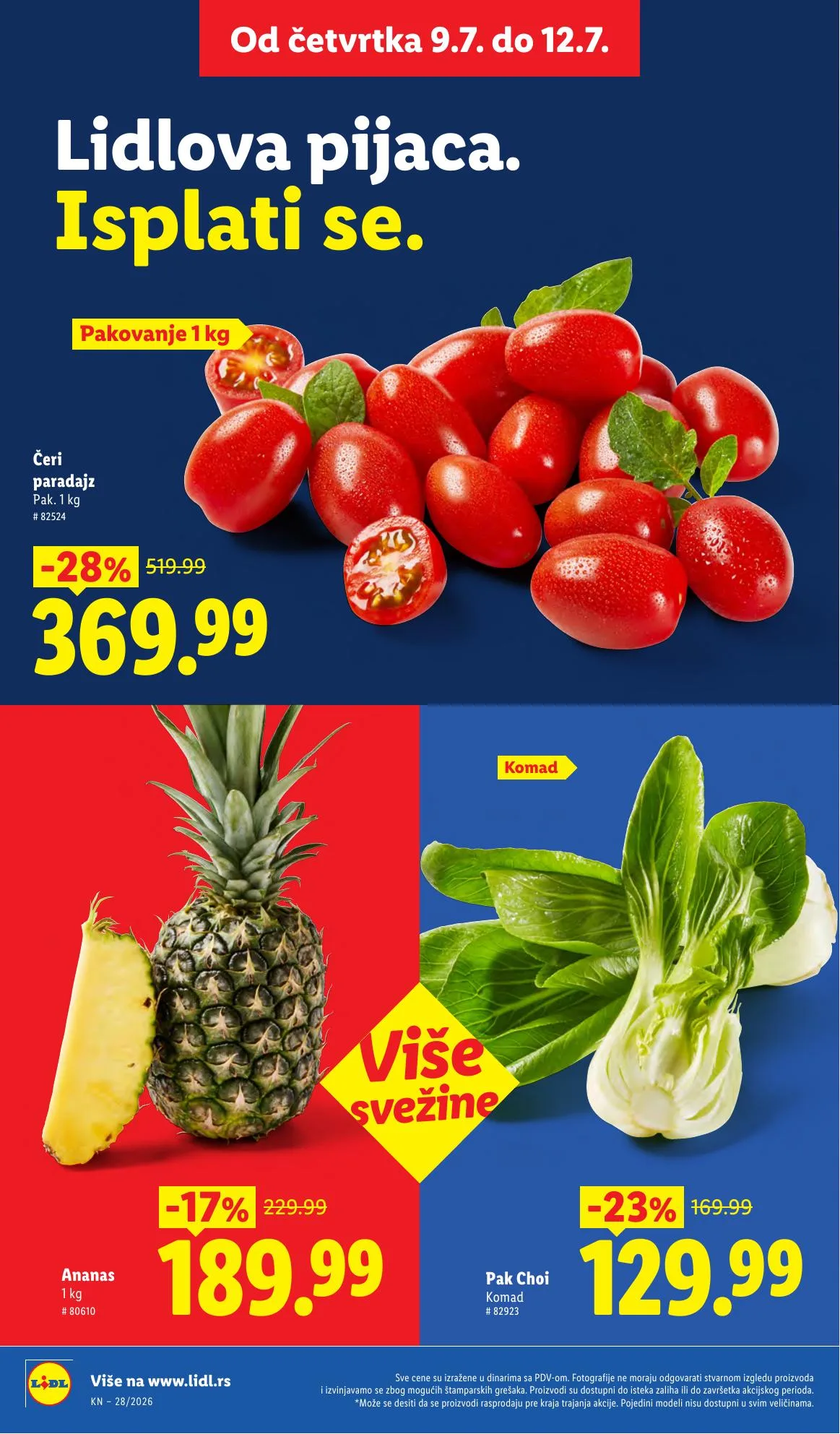 Lidl akciós újság Szerbia 07.09–07.15 – 16. oldal