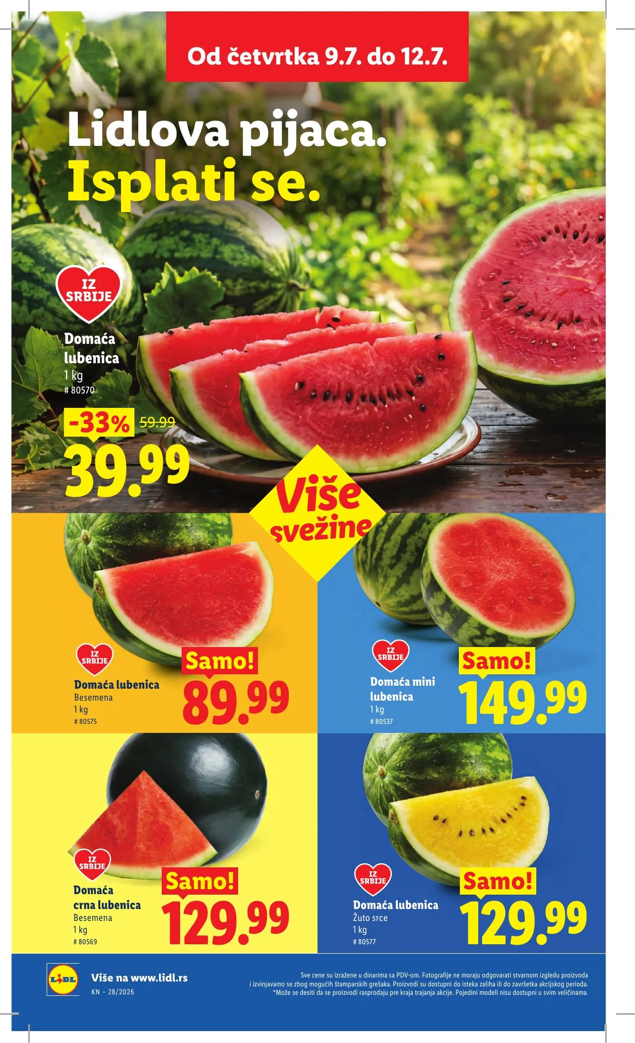 Lidl akciós újság Szerbia 07.09–07.15 – 18. oldal