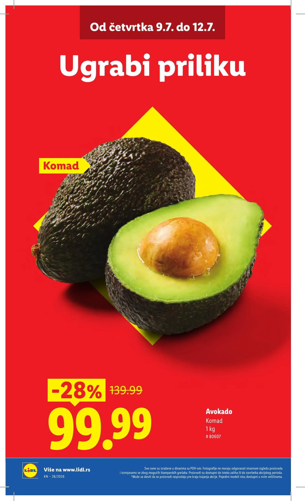 Lidl akciós újság Szerbia 07.09–07.15 – 2. oldal