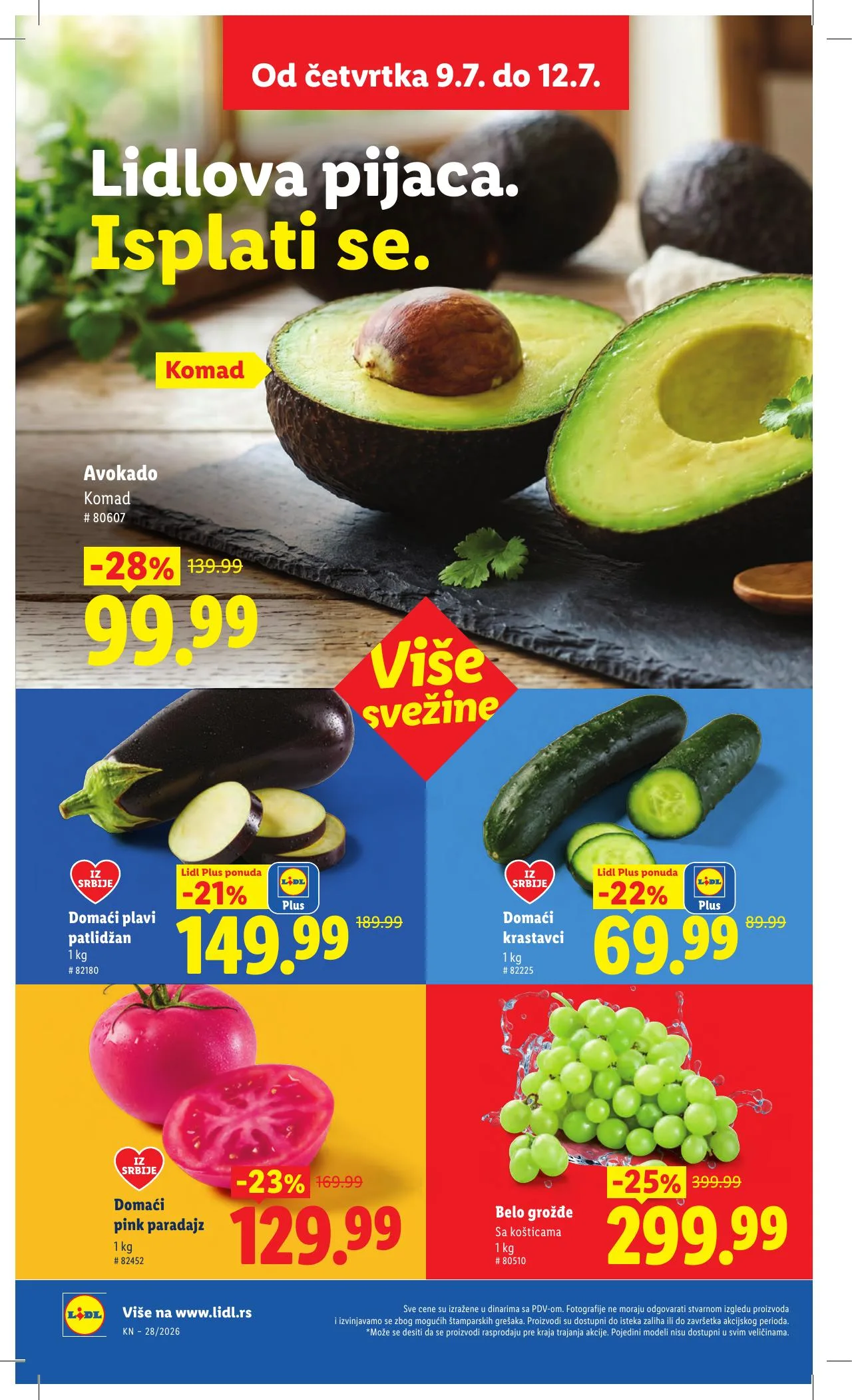Lidl akciós újság Szerbia 07.09–07.15 – 20. oldal