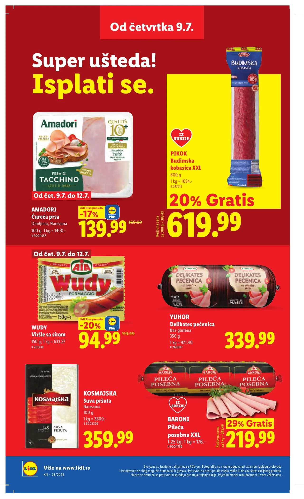 Lidl akciós újság Szerbia 07.09–07.15 – 24. oldal