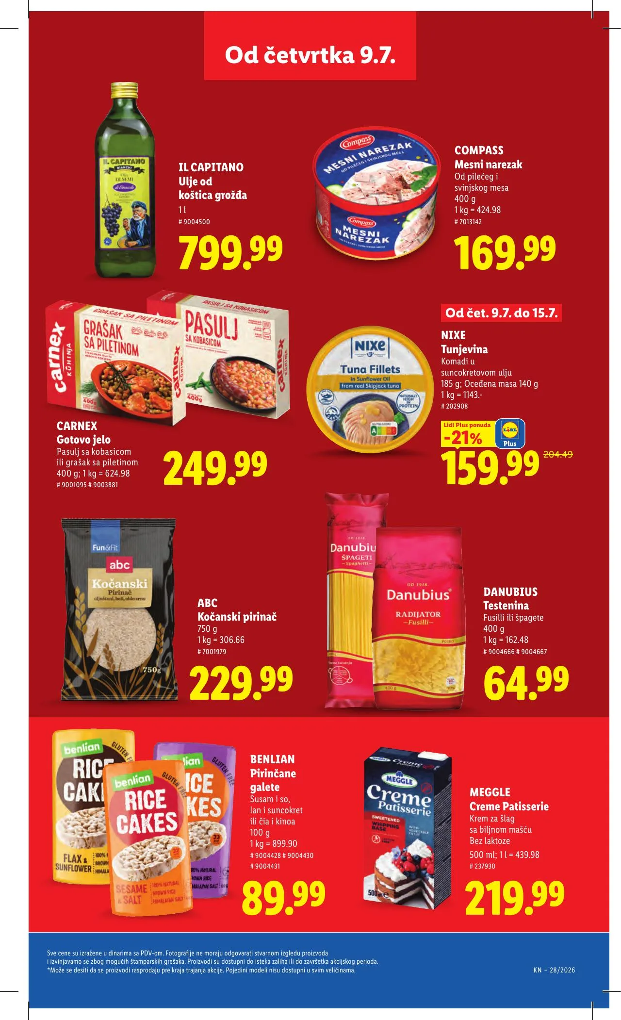 Lidl akciós újság Szerbia 07.09–07.15 – 29. oldal