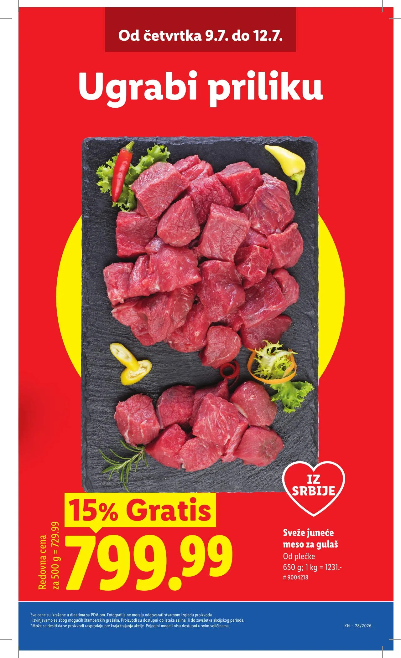 Lidl akciós újság Szerbia 07.09–07.15 – 3. oldal