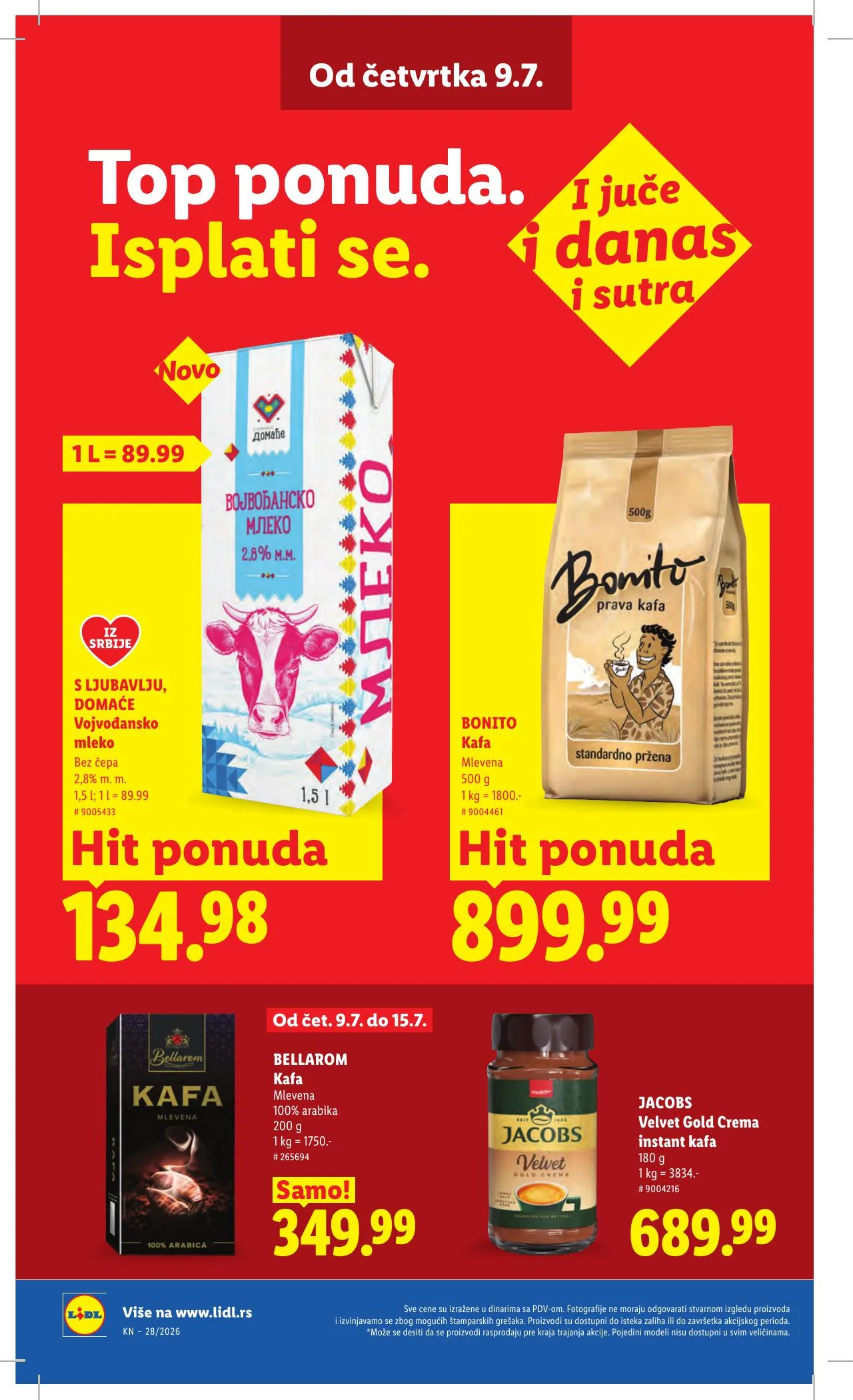 Lidl akciós újság Szerbia 07.09–07.15 – 30. oldal