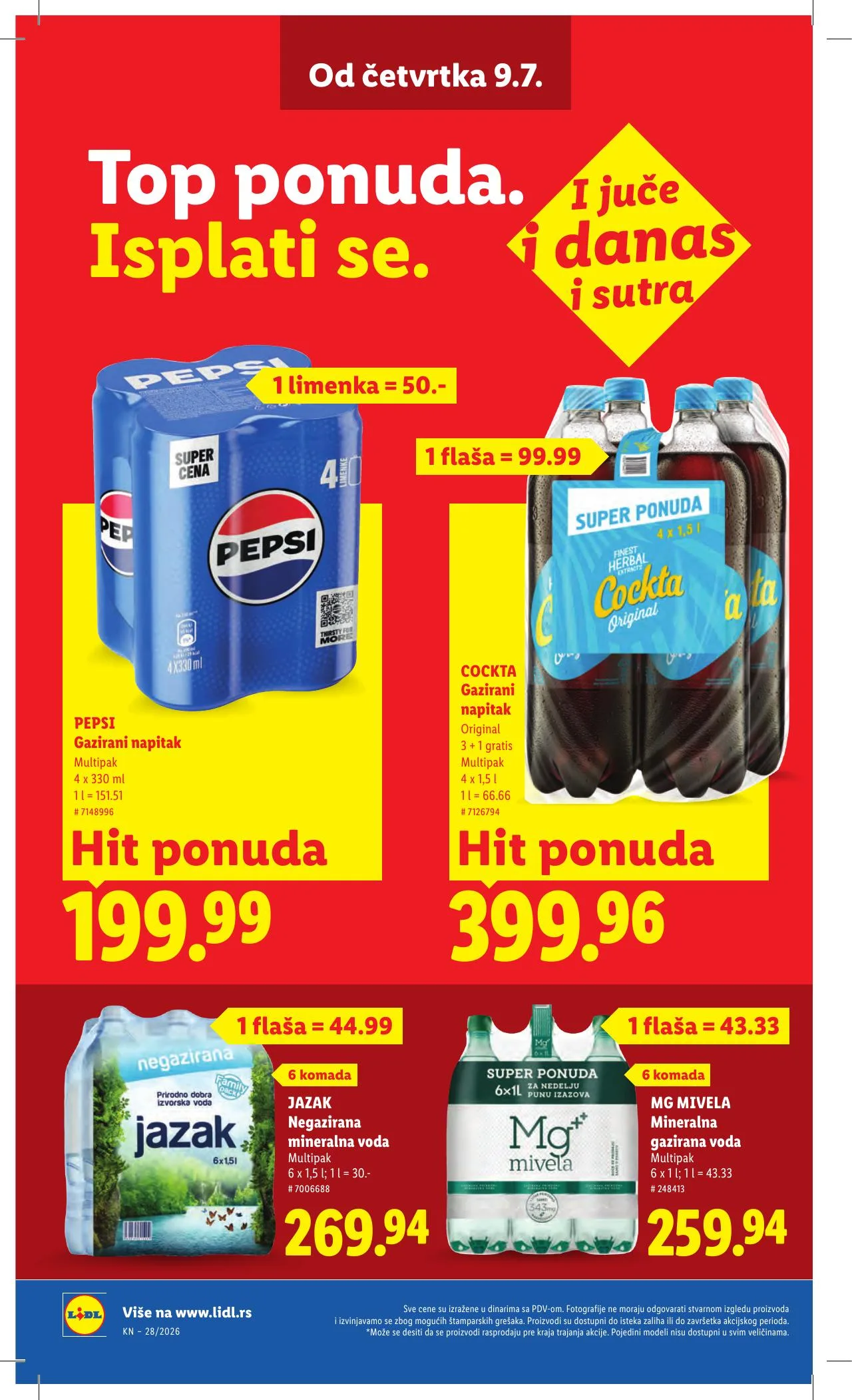 Lidl akciós újság Szerbia 07.09–07.15 – 32. oldal