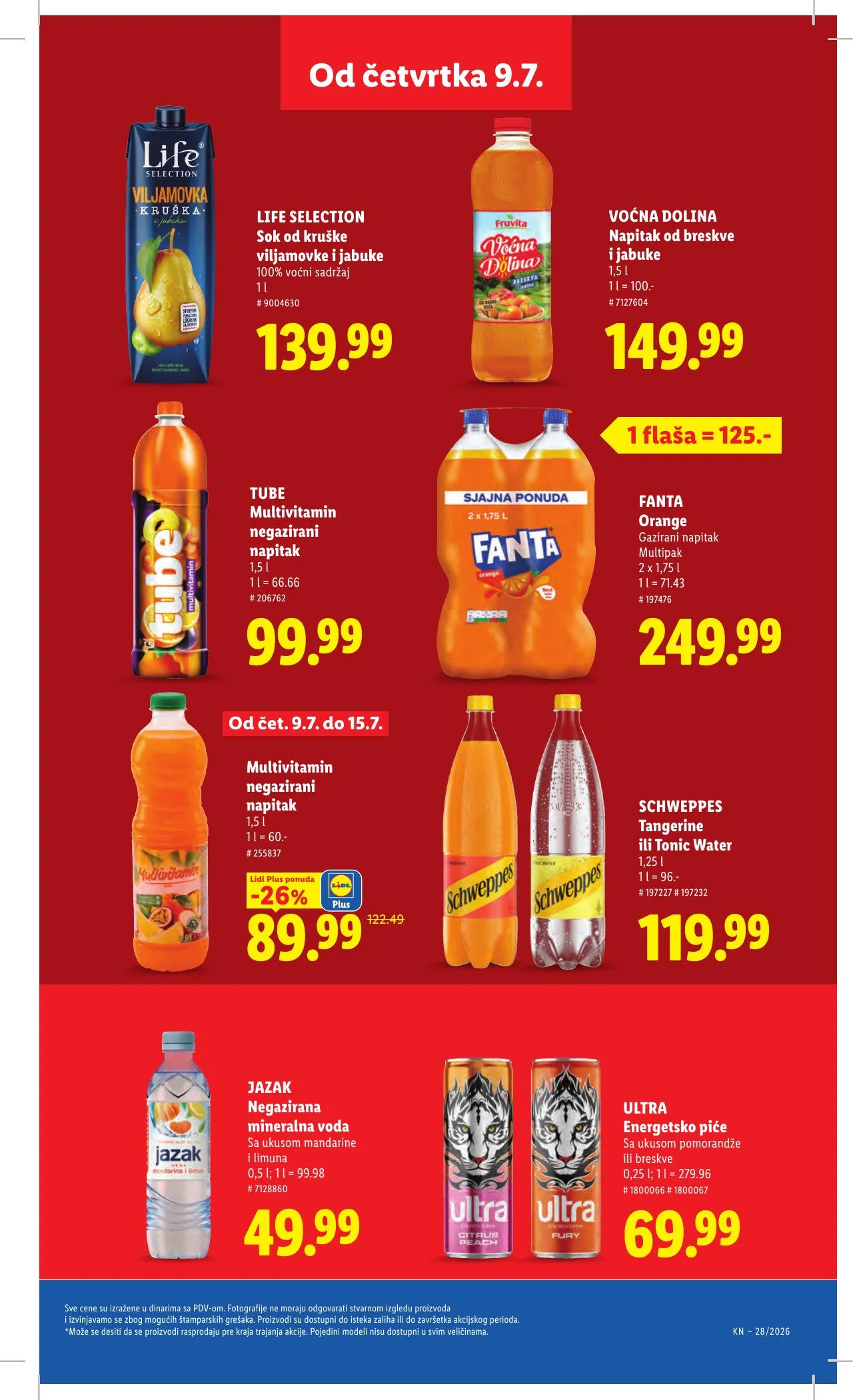 Lidl akciós újság Szerbia 07.09–07.15 – 33. oldal
