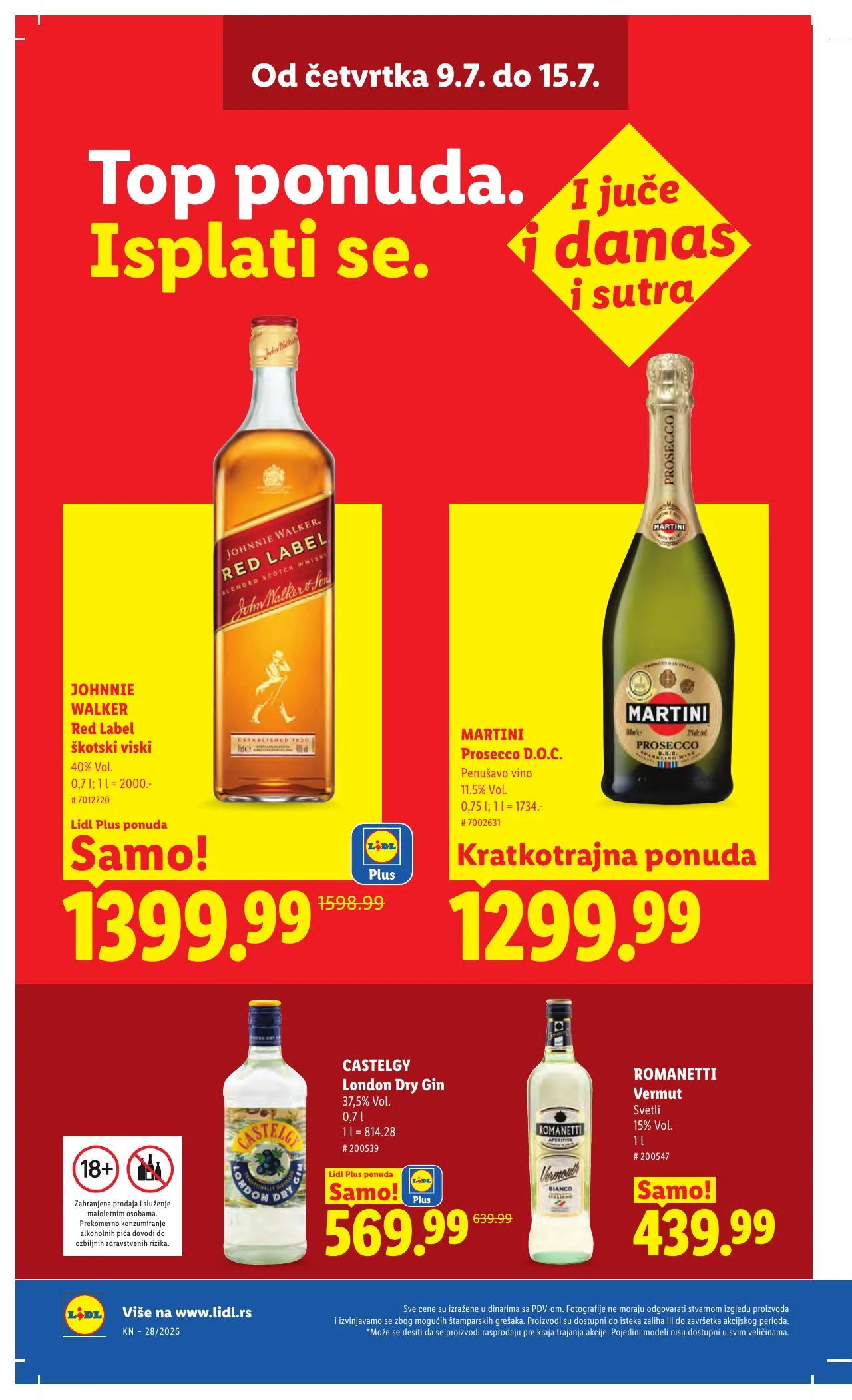 Lidl akciós újság Szerbia 07.09–07.15 – 34. oldal