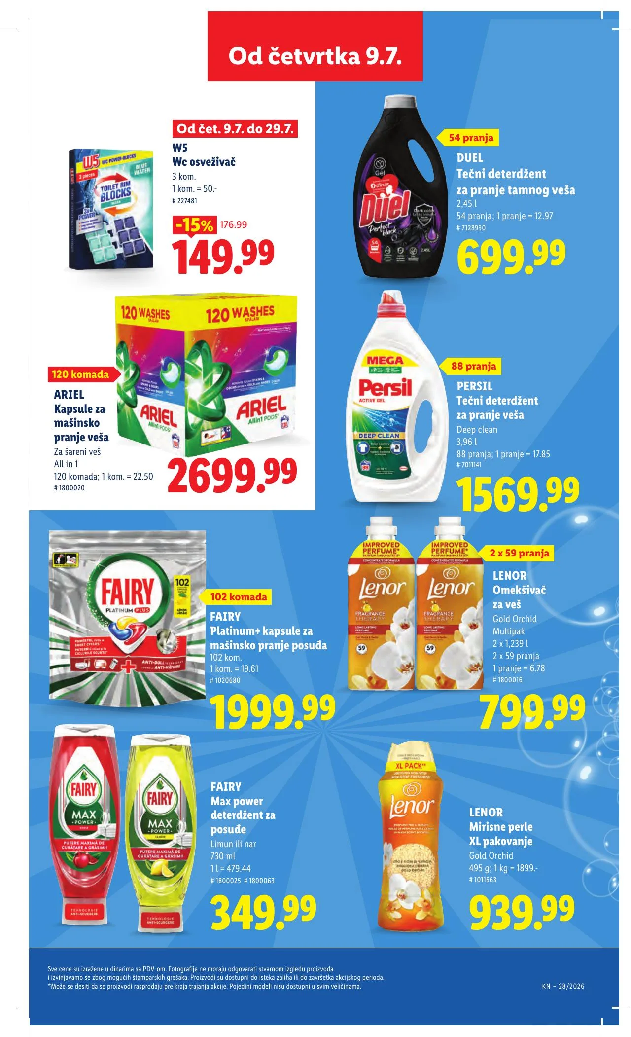 Lidl akciós újság Szerbia 07.09–07.15 – 39. oldal