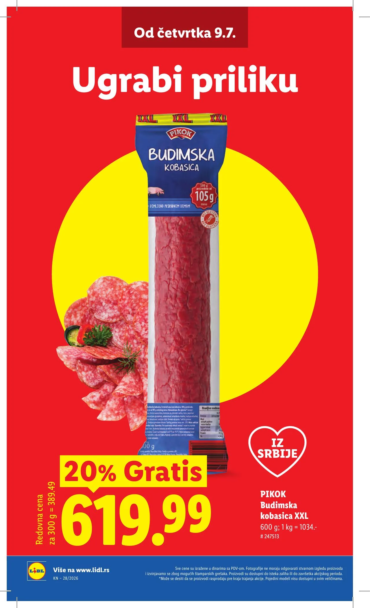 Lidl akciós újság Szerbia 07.09–07.15 – 4. oldal