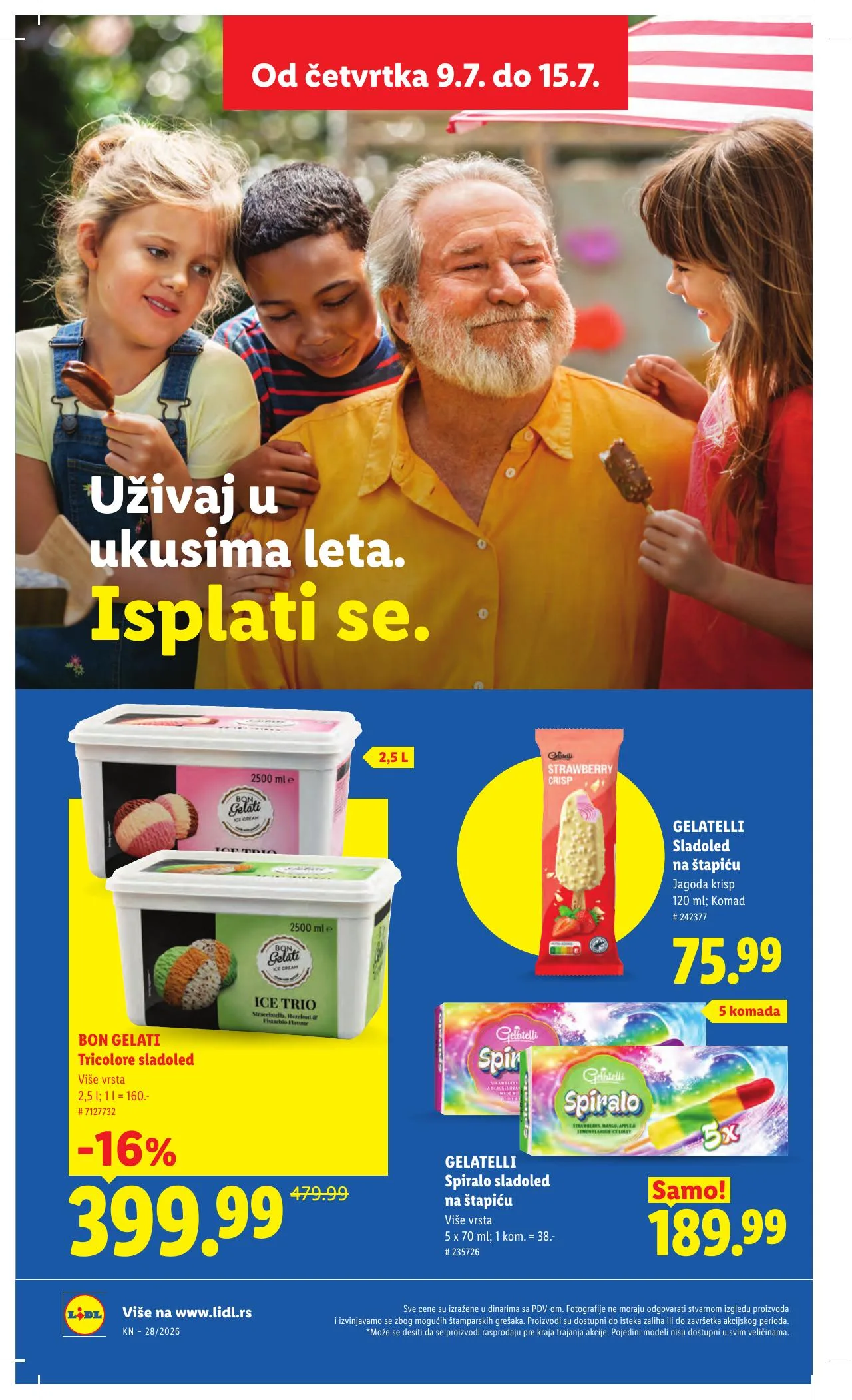 Lidl akciós újság Szerbia 07.09–07.15 – 44. oldal