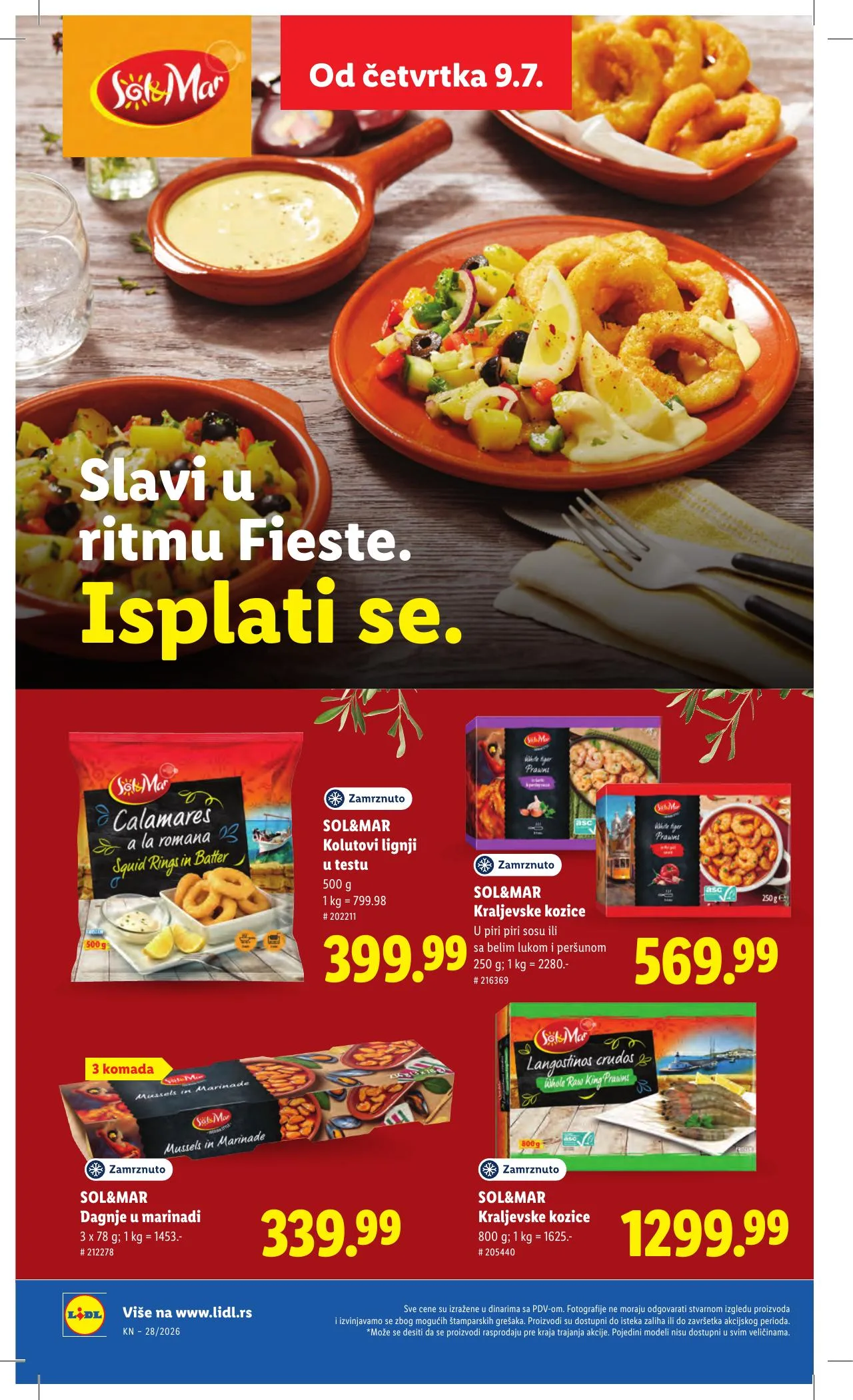 Lidl akciós újság Szerbia 07.09–07.15 – 50. oldal