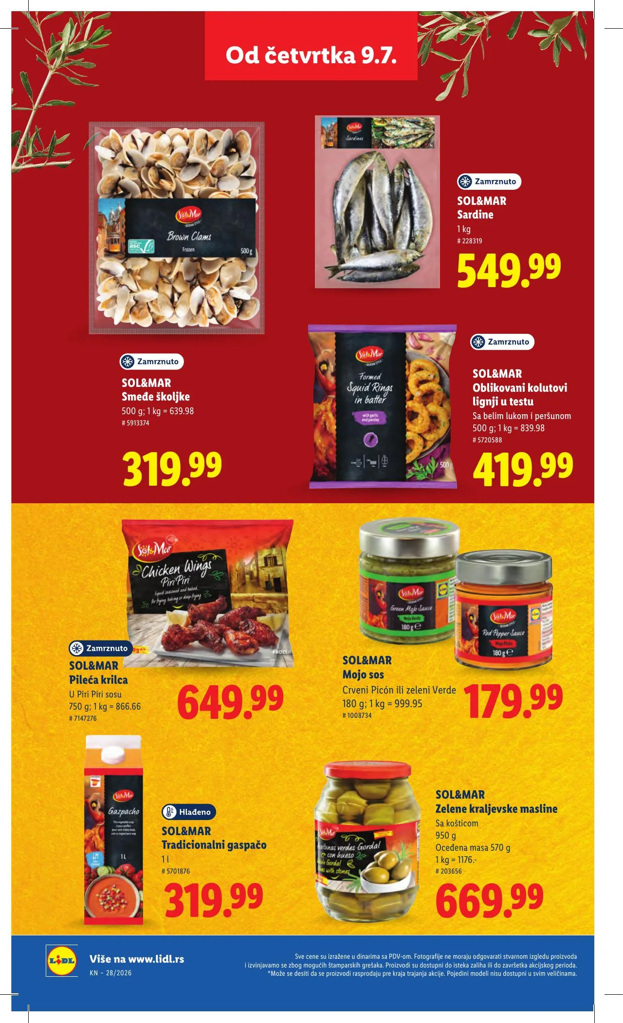 Lidl akciós újság Szerbia 07.09–07.15 – 52. oldal